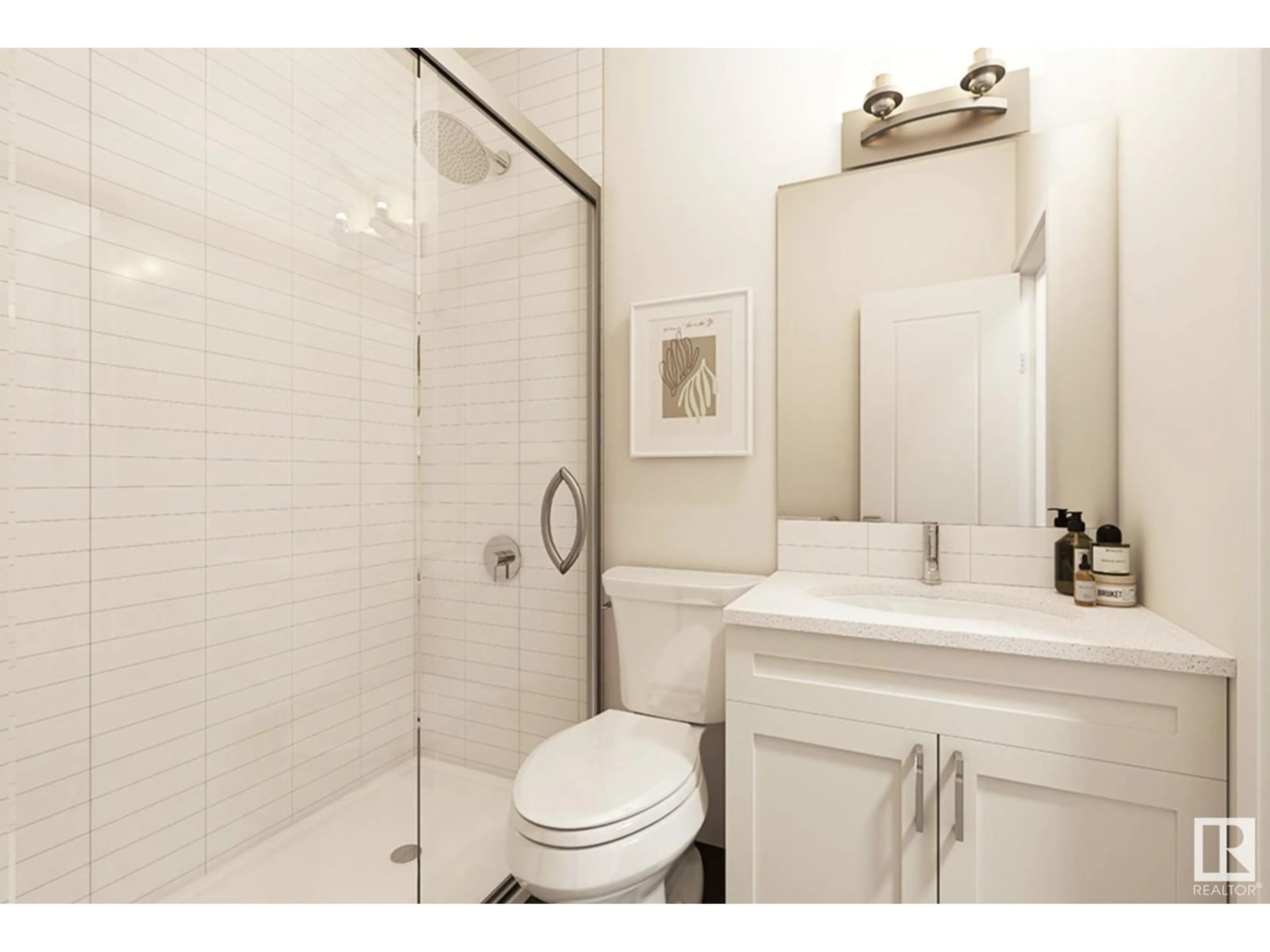 Standard bathroom, ceramic/tile floor for 7011 50A AV, Beaumont Alberta T4X2Z7