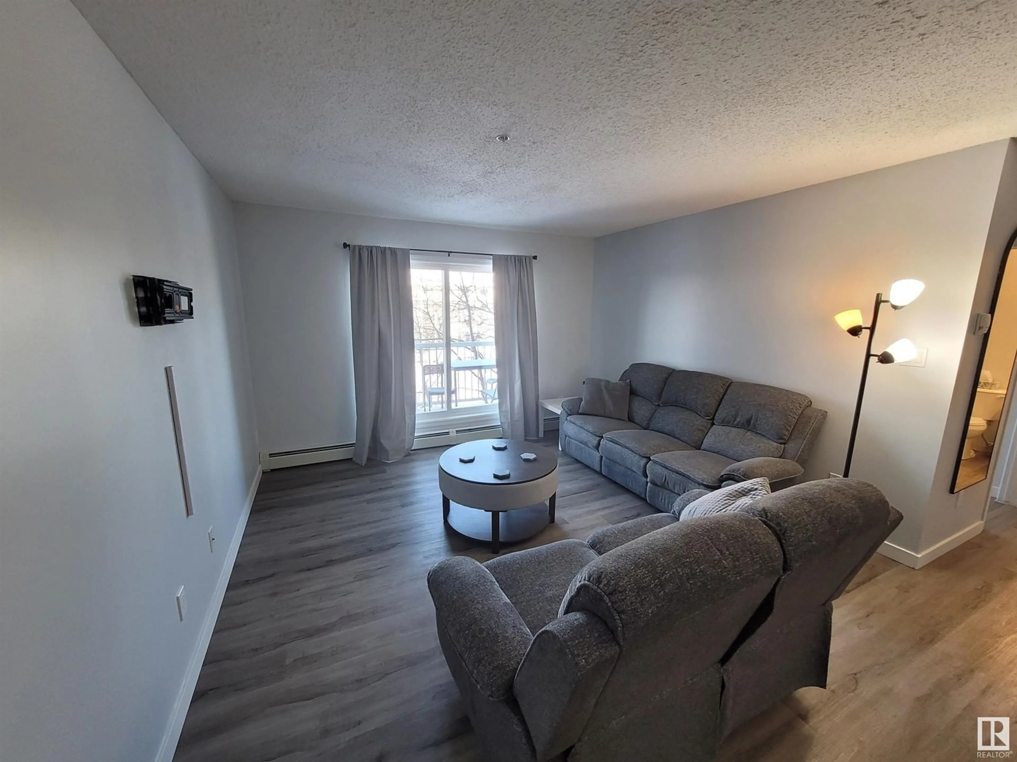 Living room with furniture, unknown for #317 70 WOODSMERE CL, Fort Saskatchewan Alberta T8L4R8