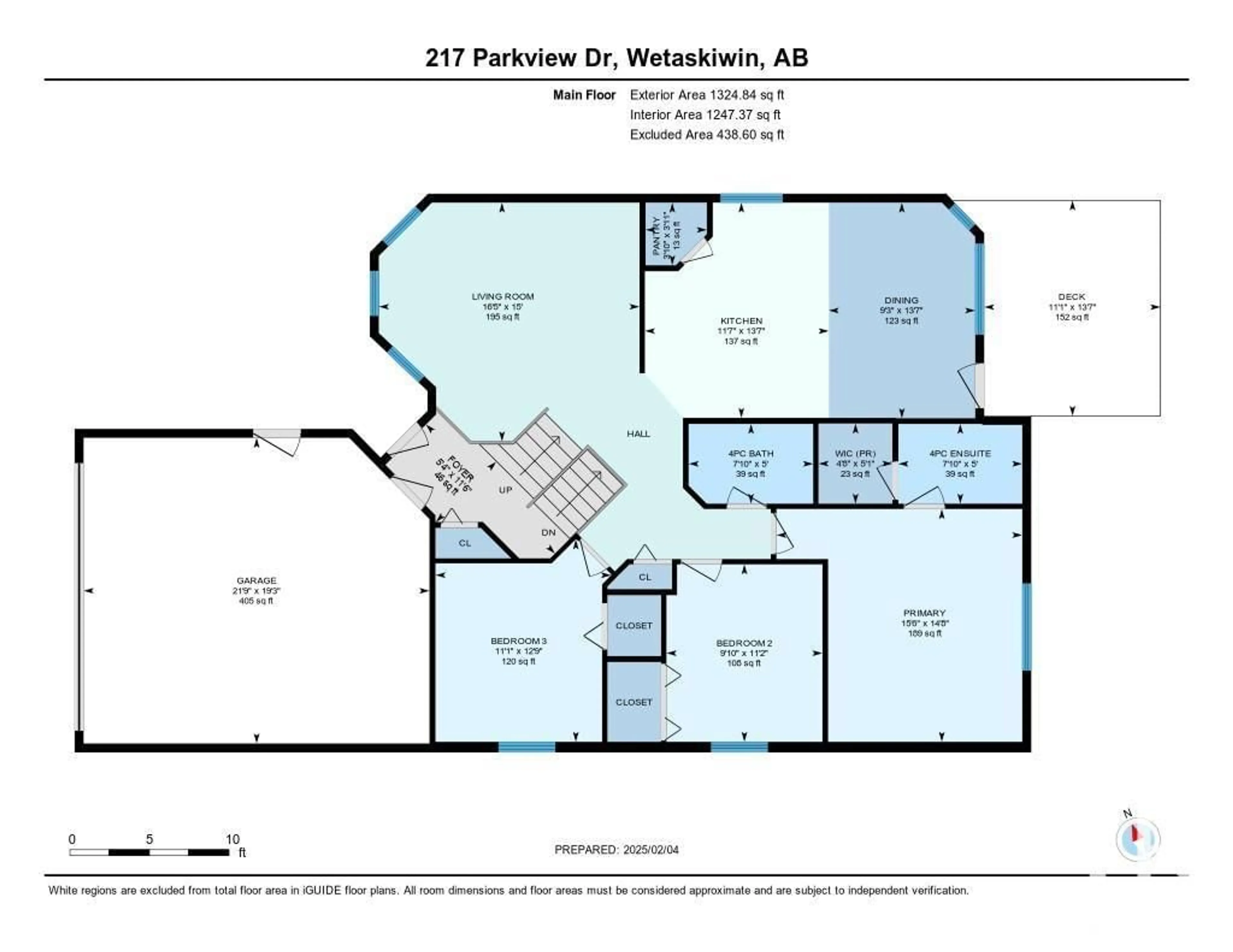 Floor plan for 217 PARKVIEW DR, Wetaskiwin Alberta T9A3J8