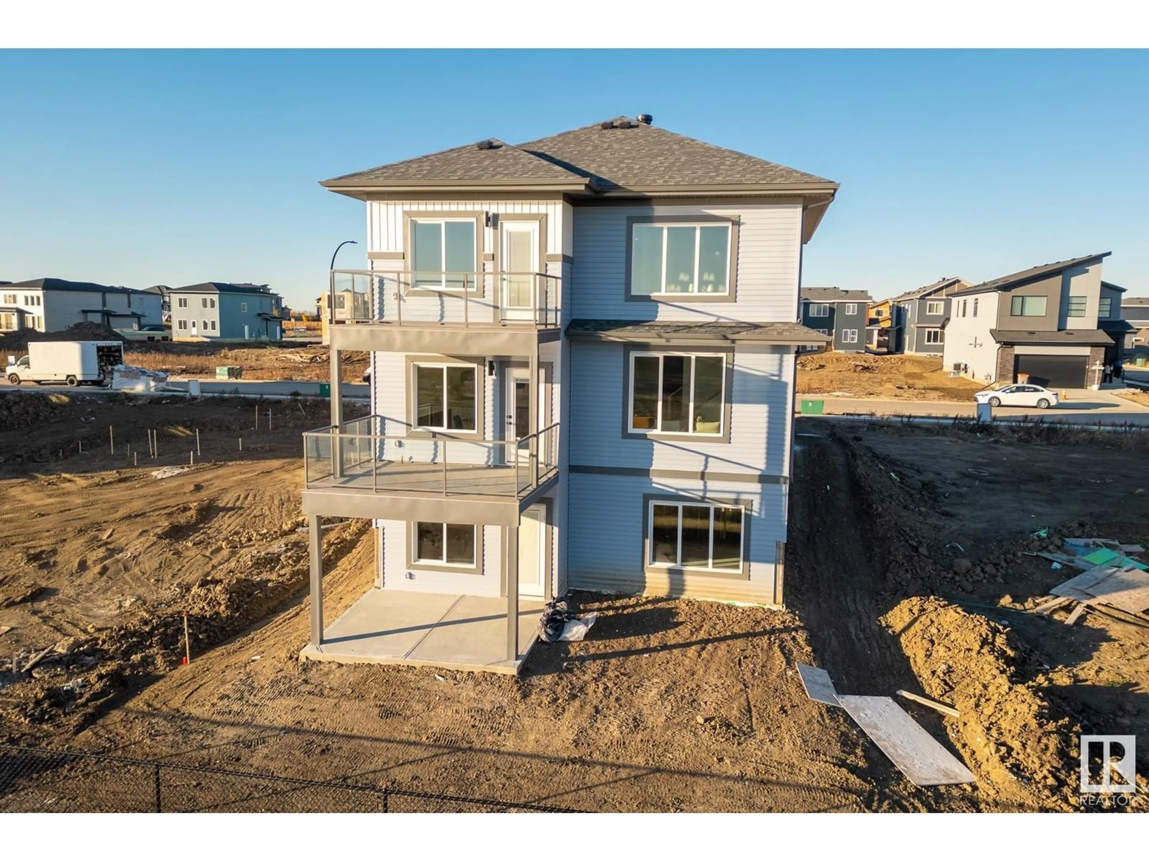 A pic from outside/outdoor area/front of a property/back of a property/a pic from drone, building for #2805 63 AVE, Rural Leduc County Alberta T4P0P5