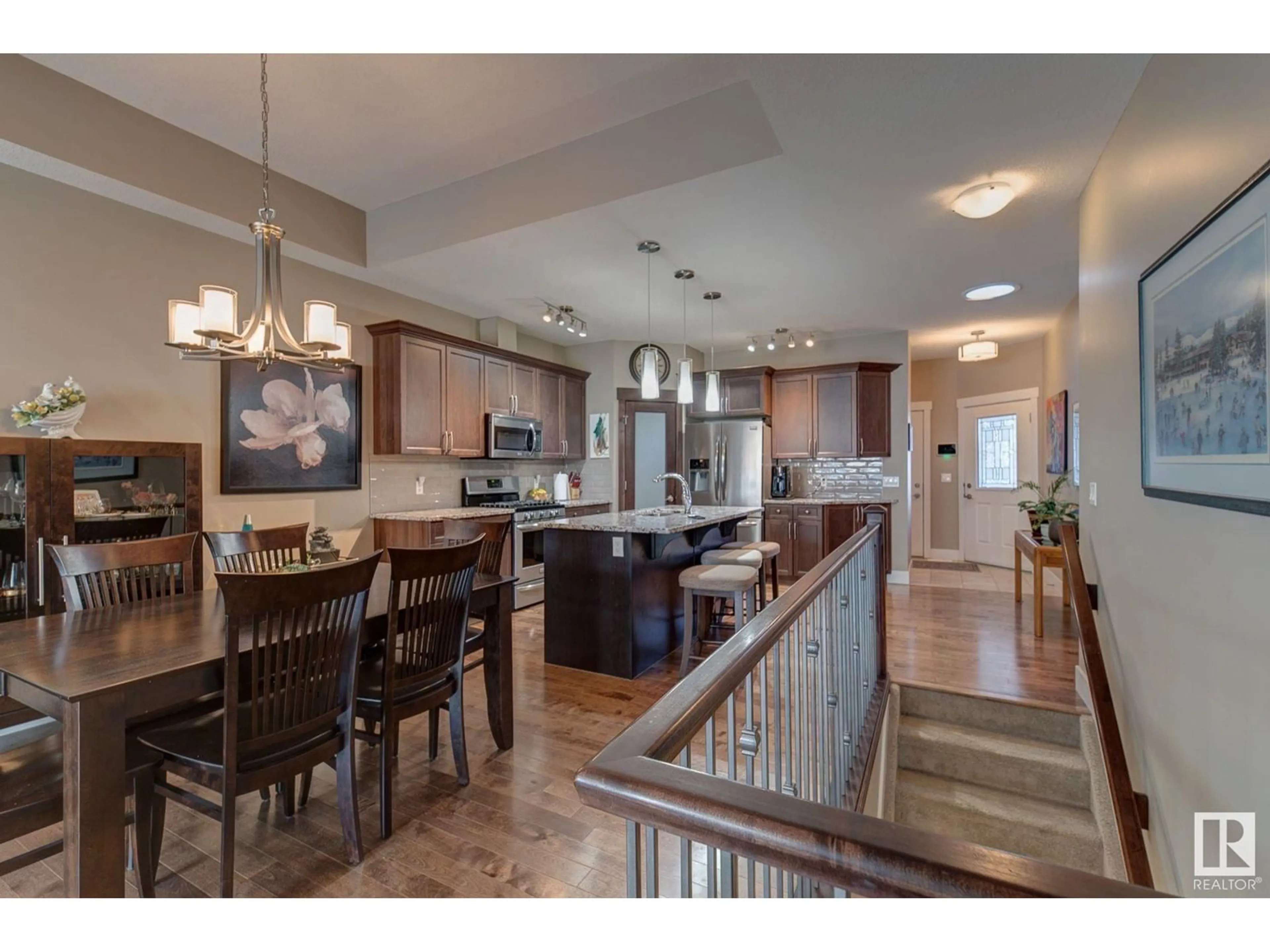 Open concept kitchen, ceramic/tile floor for #213 50 HEATHERGLEN DR, Spruce Grove Alberta T7X0R6