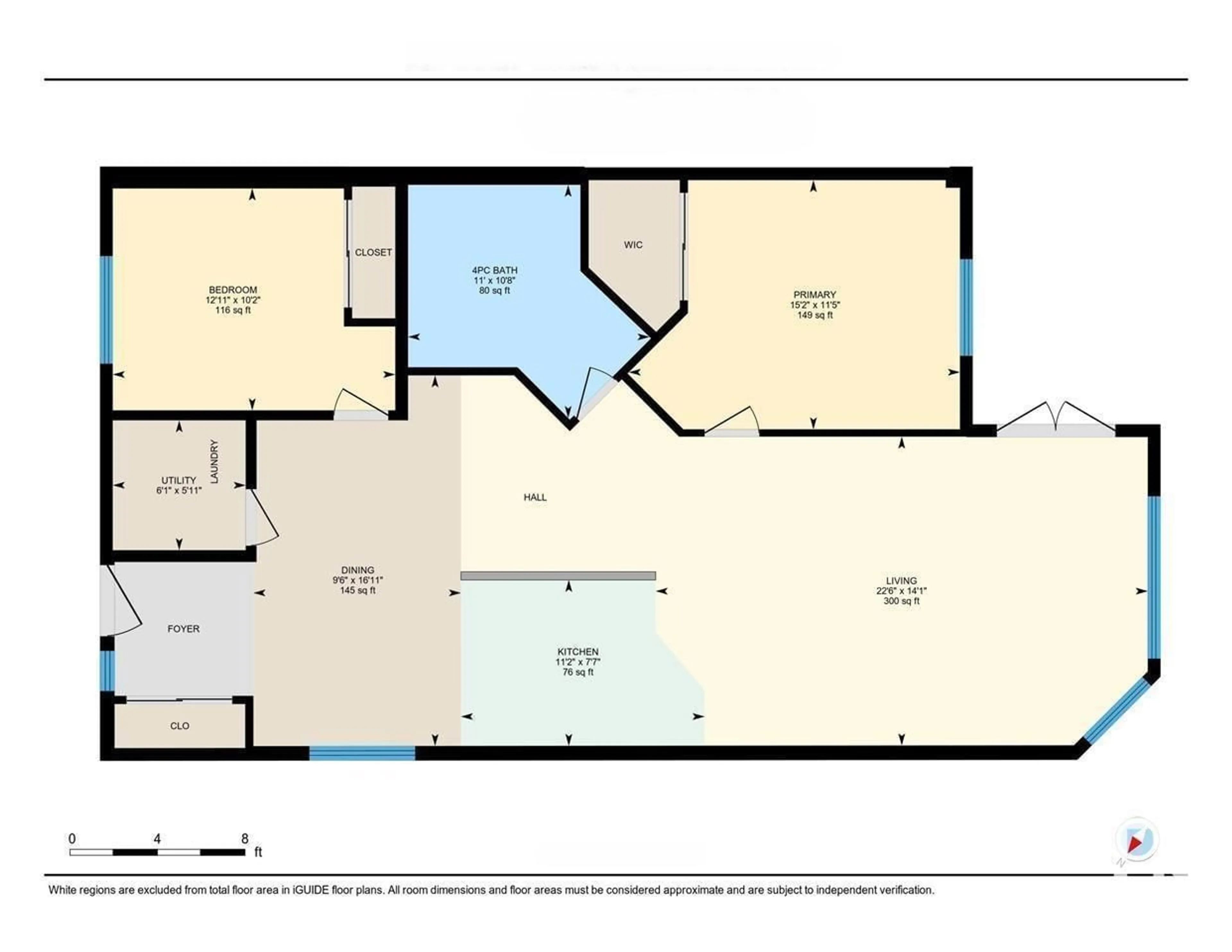 Floor plan for #334 10407 122 ST NW, Edmonton Alberta T5N4B8