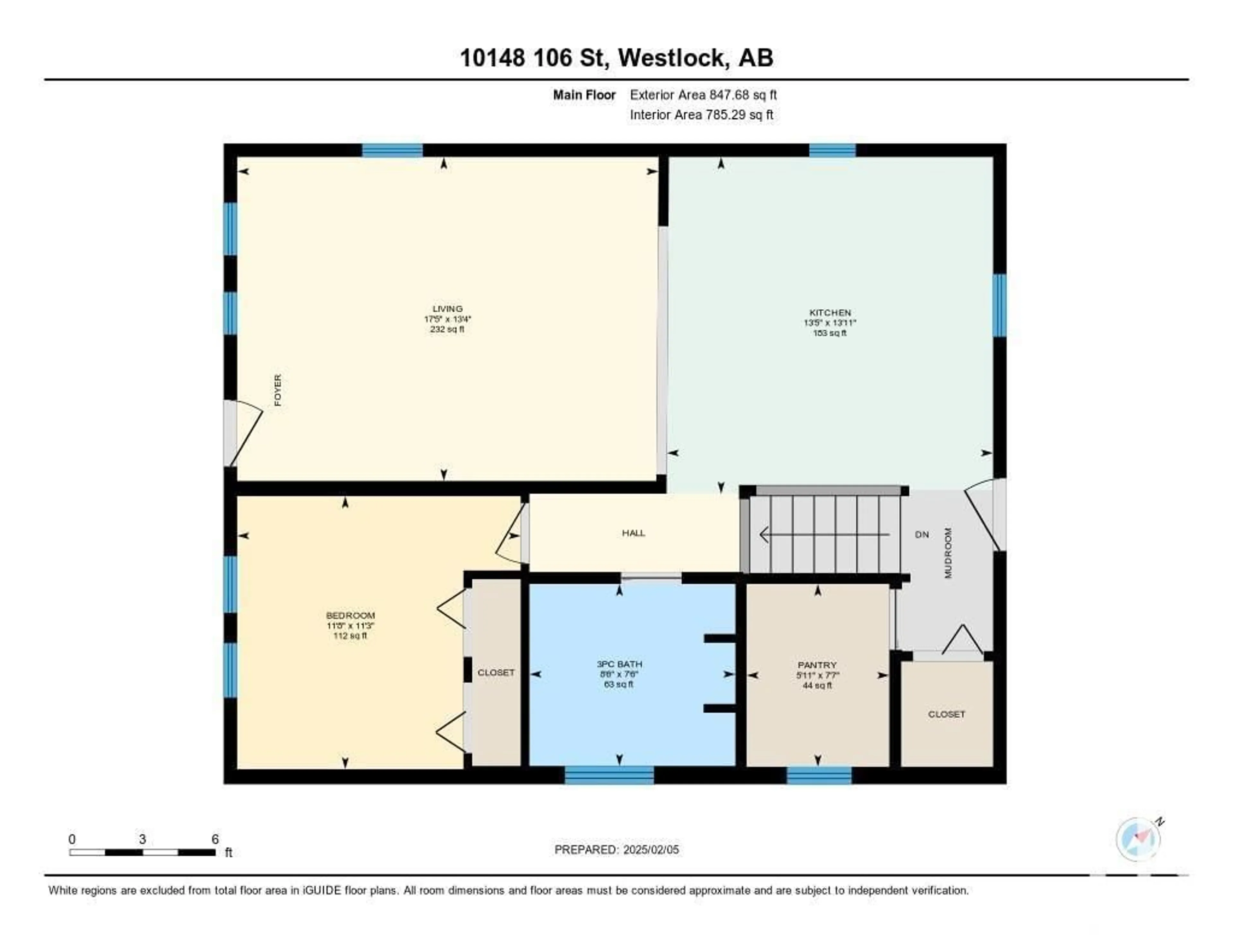 Floor plan for 10148 106 ST, Westlock Alberta T7P1W6