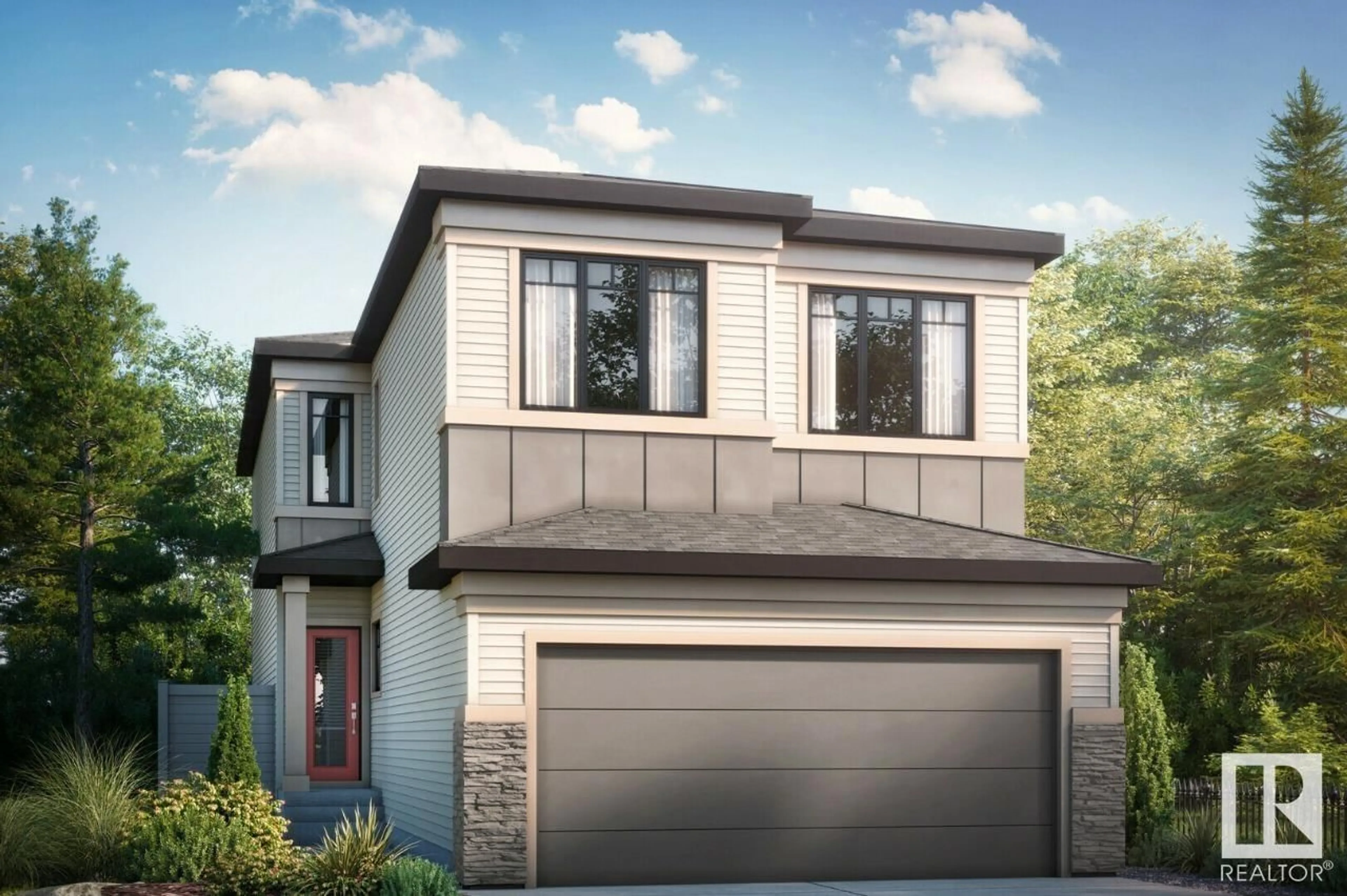 Home with brick exterior material, street for 5365 LARK LD NW, Edmonton Alberta T5S0S2