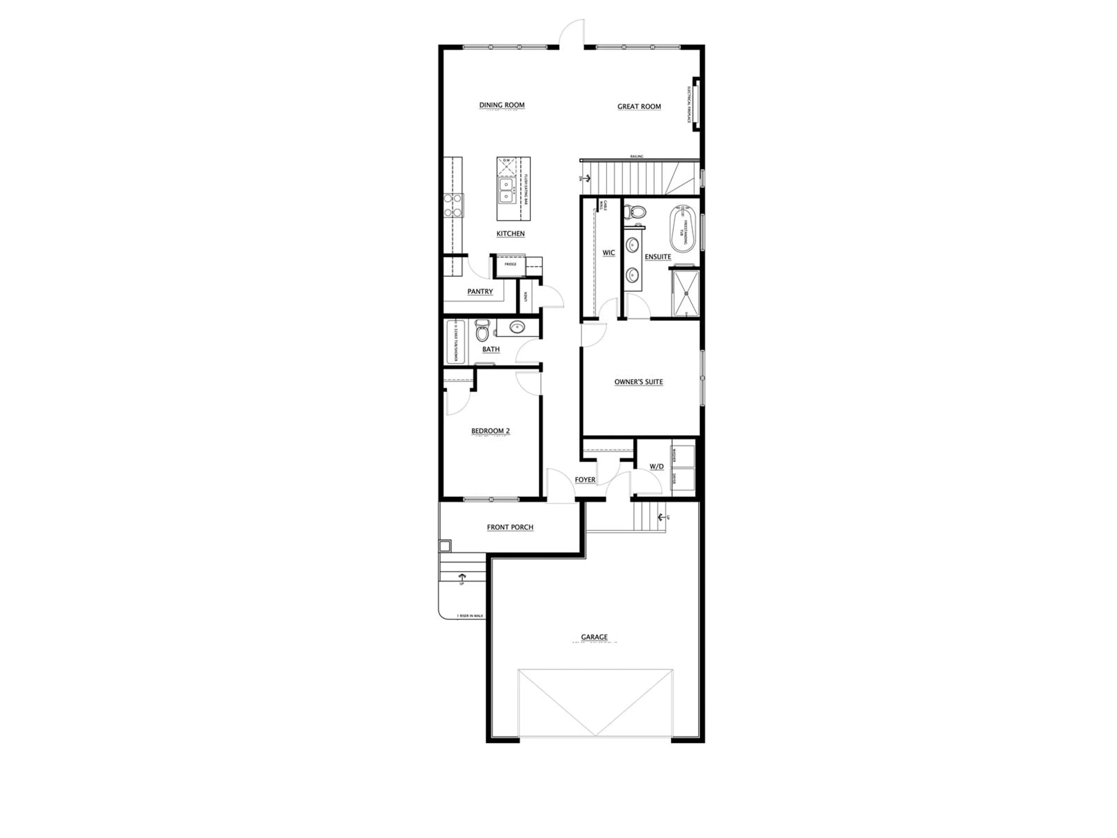 Floor plan for 14 SERENO LN, Fort Saskatchewan Alberta T8L0Z9