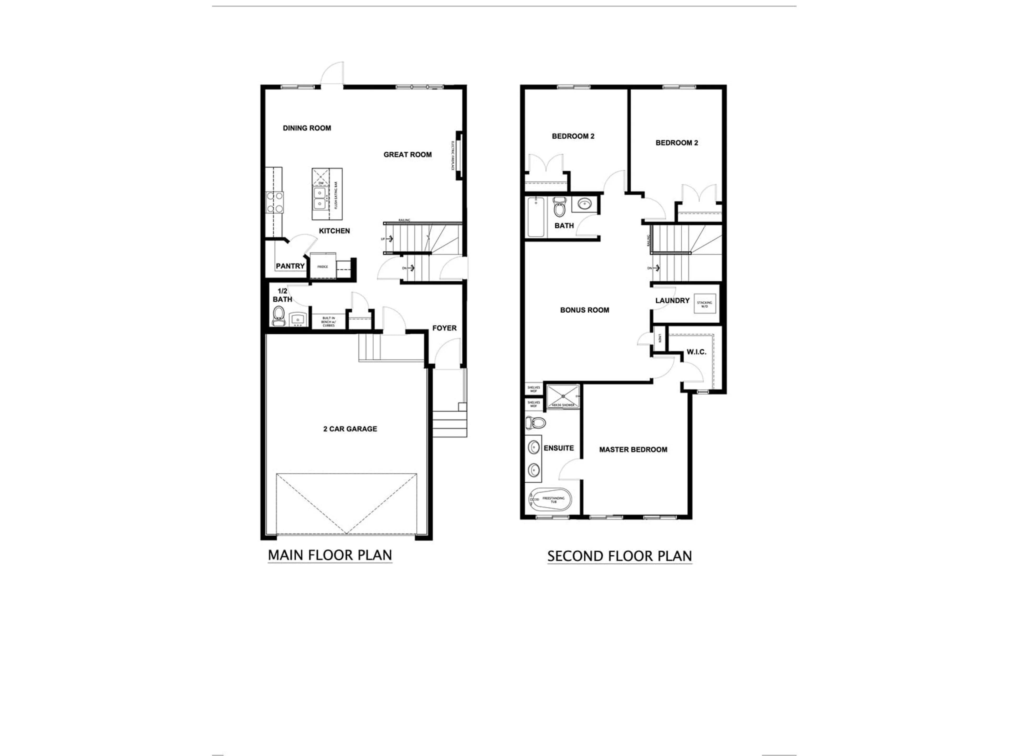 Floor plan for 20 ETON LI, Spruce Grove Alberta T7X4B7