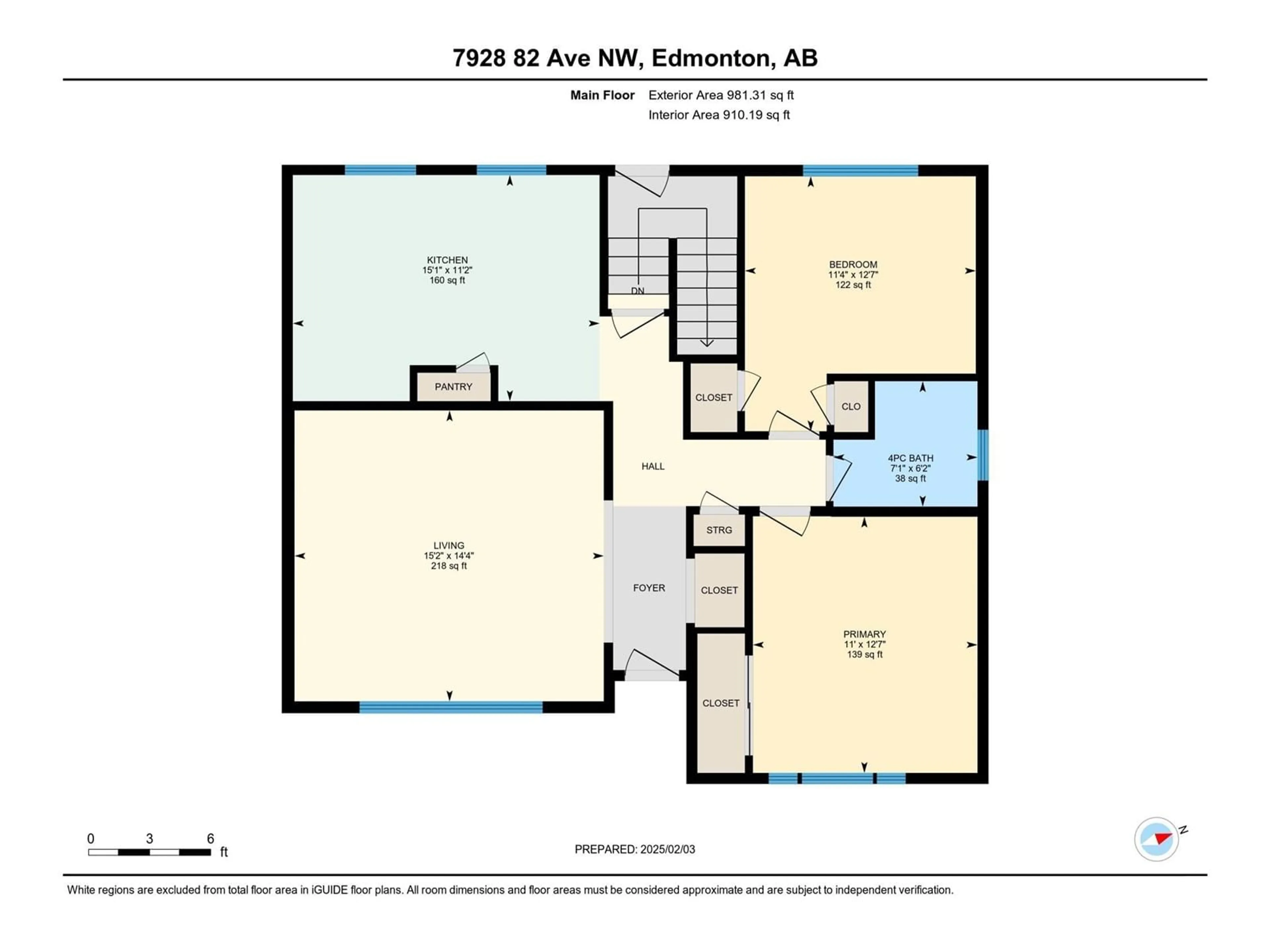 Floor plan for 7928 82 AVE, Edmonton Alberta T6C0Y2