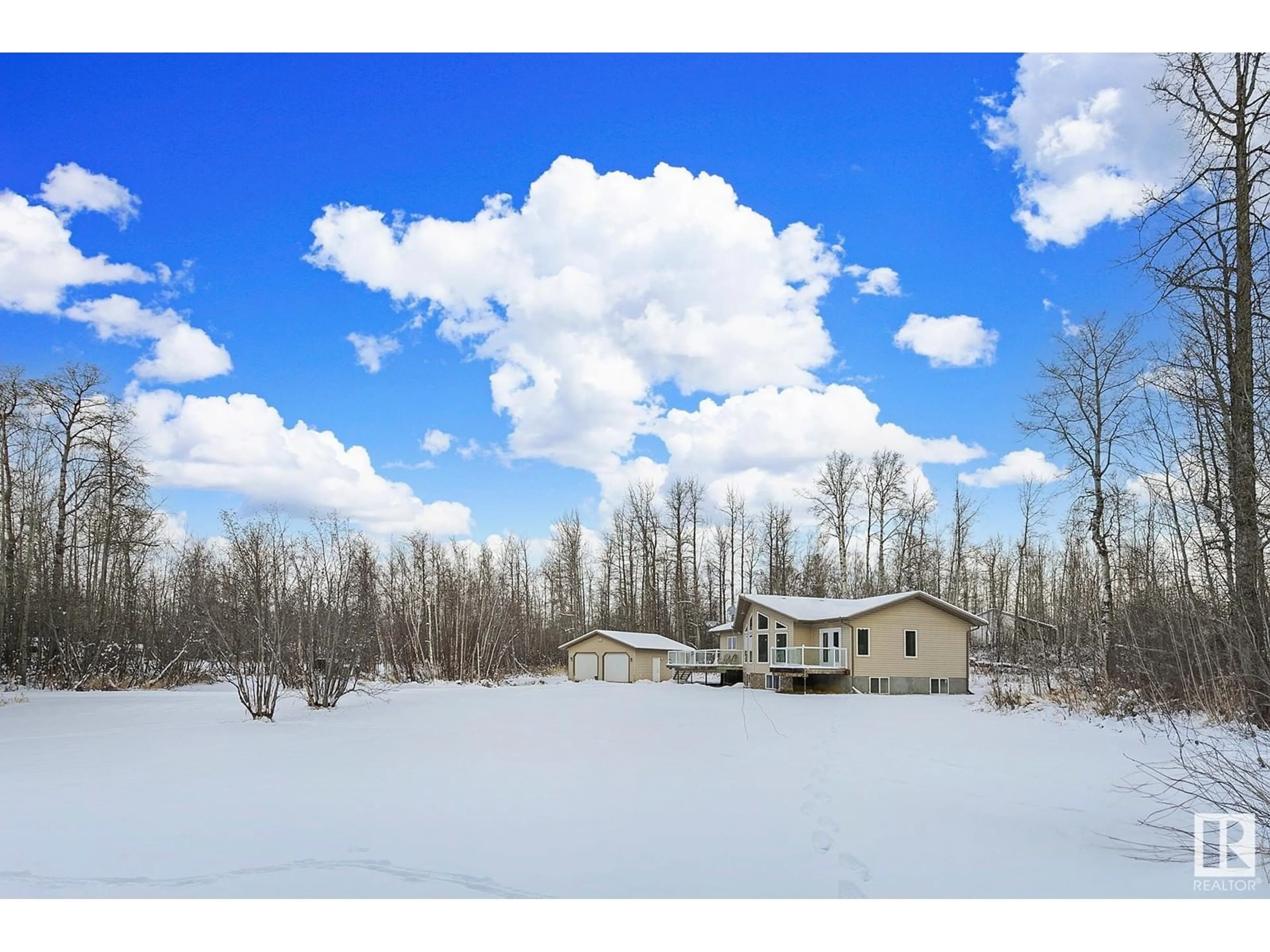 A pic from outside/outdoor area/front of a property/back of a property/a pic from drone, unknown for 20 5124 TWP ROAD 554, Rural Lac Ste. Anne County Alberta T0E0L0