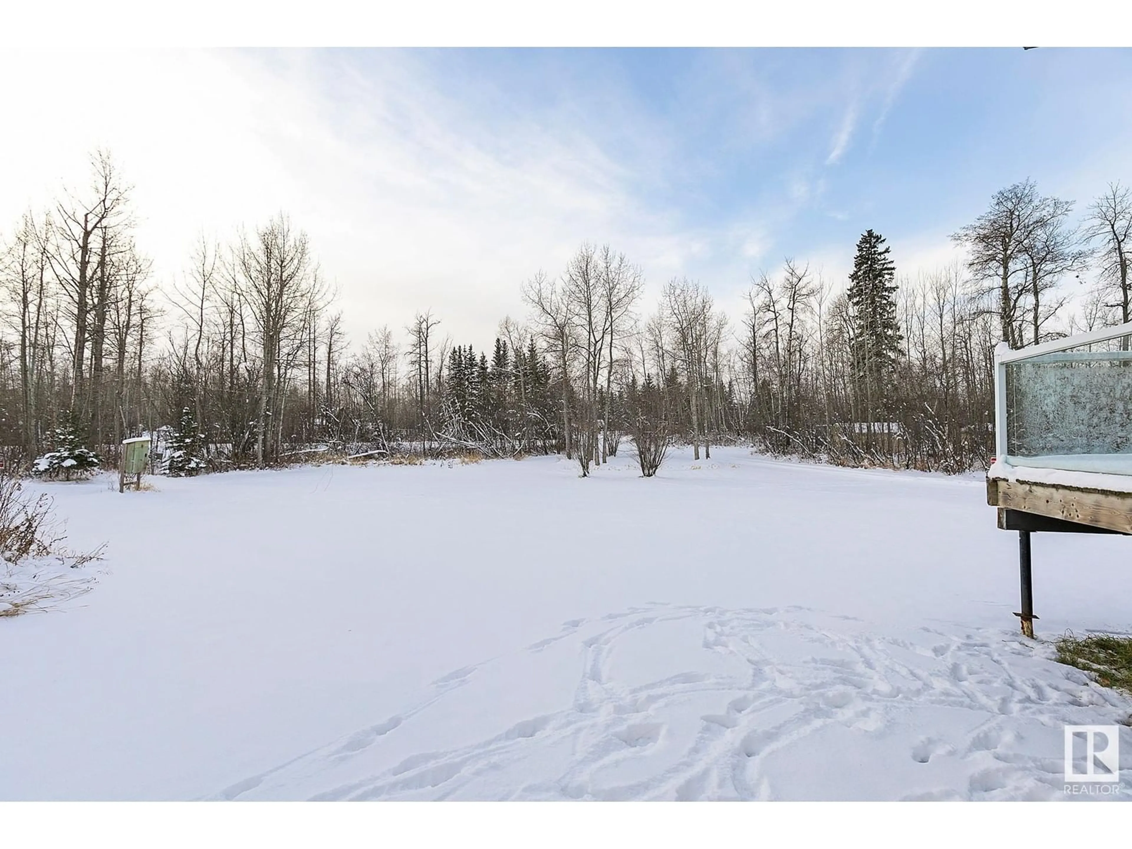 A pic from outside/outdoor area/front of a property/back of a property/a pic from drone, forest/trees view for #20 5124 TWP ROAD 554, Rural Lac Ste. Anne County Alberta T0E0L0