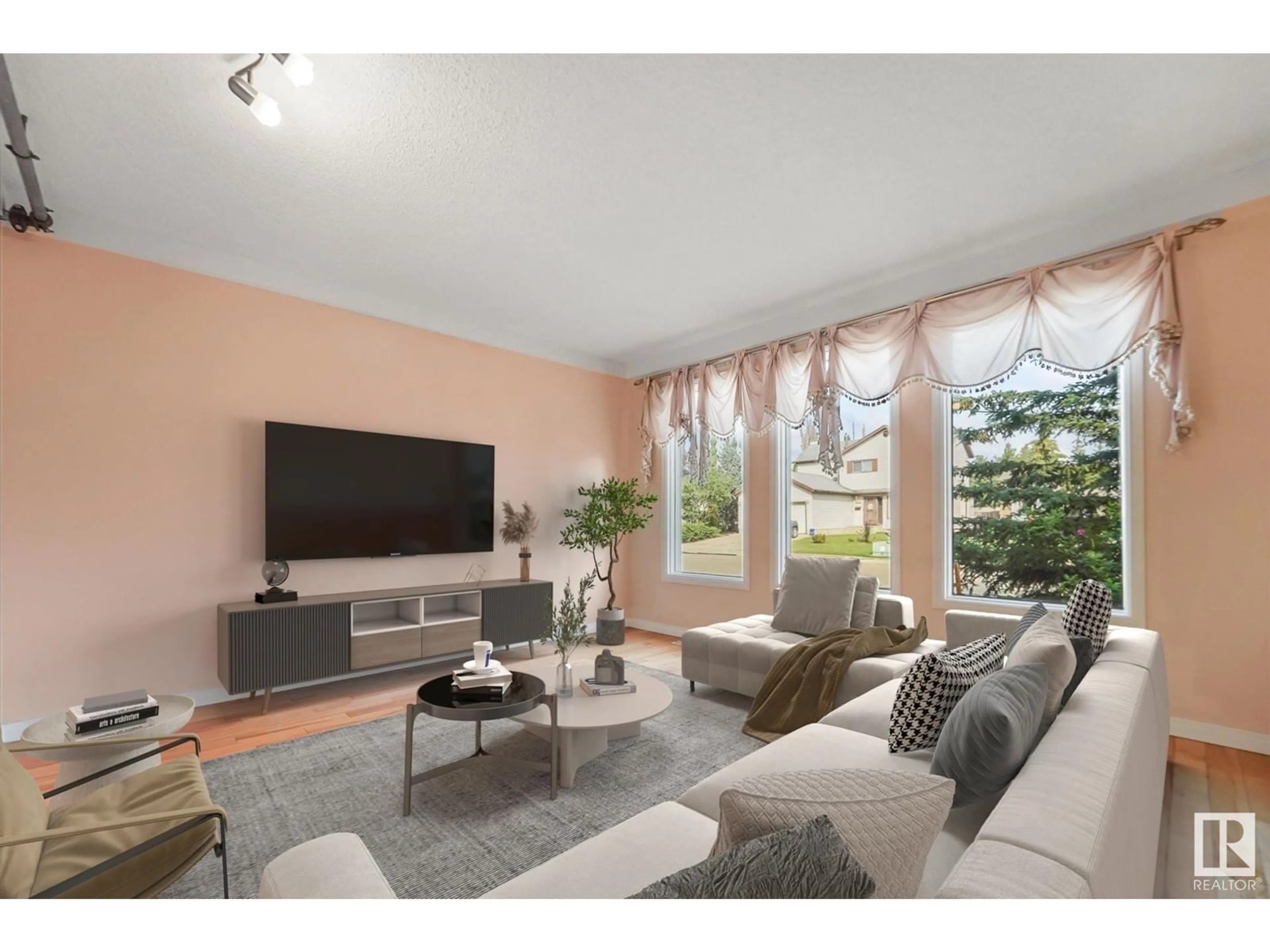 Living room with furniture, unknown for 18929 99A AV NW, Edmonton Alberta T5T3M9