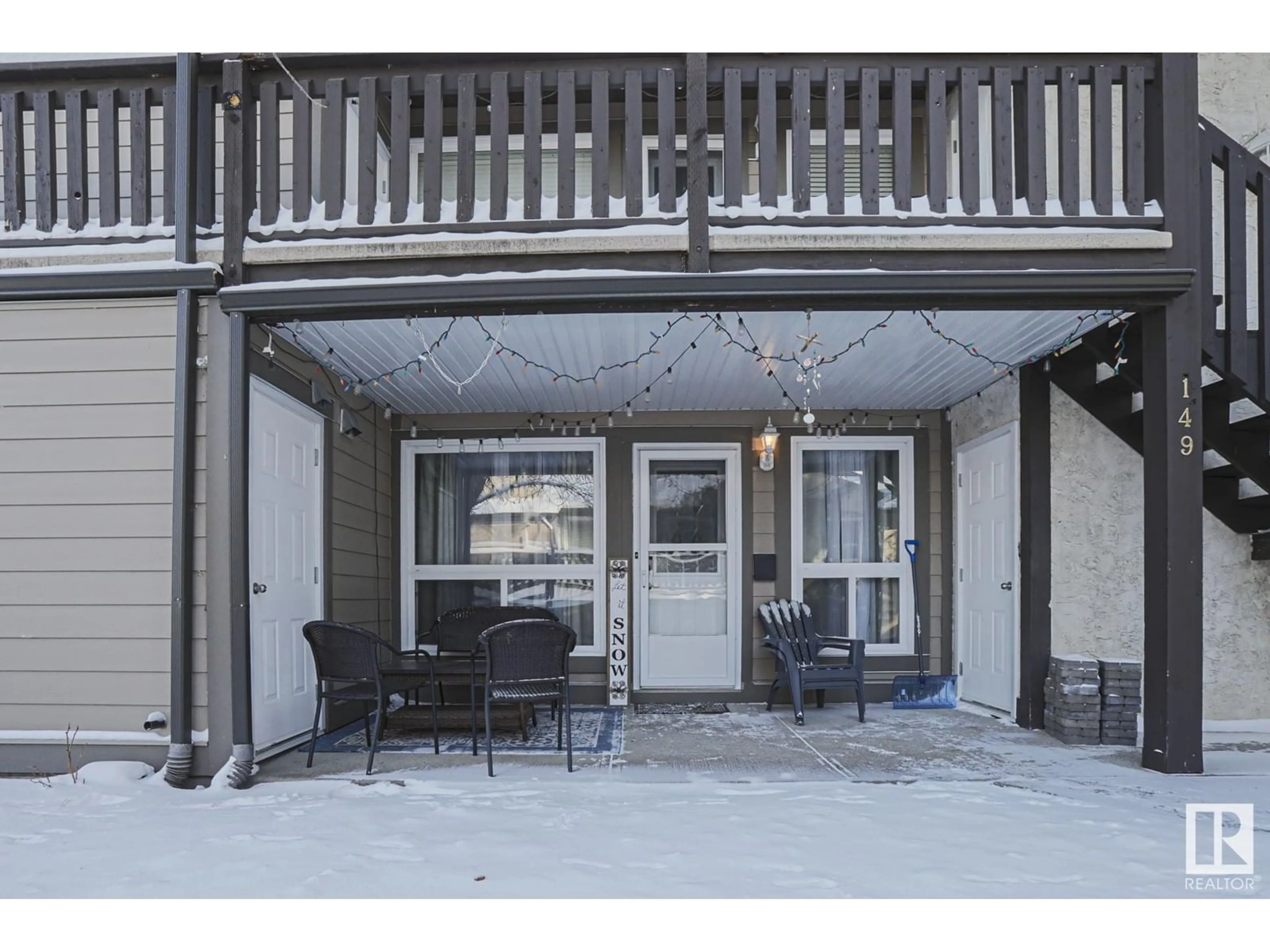 Patio, street for #149 70 WOODLANDS RD, St. Albert Alberta T8N5H2