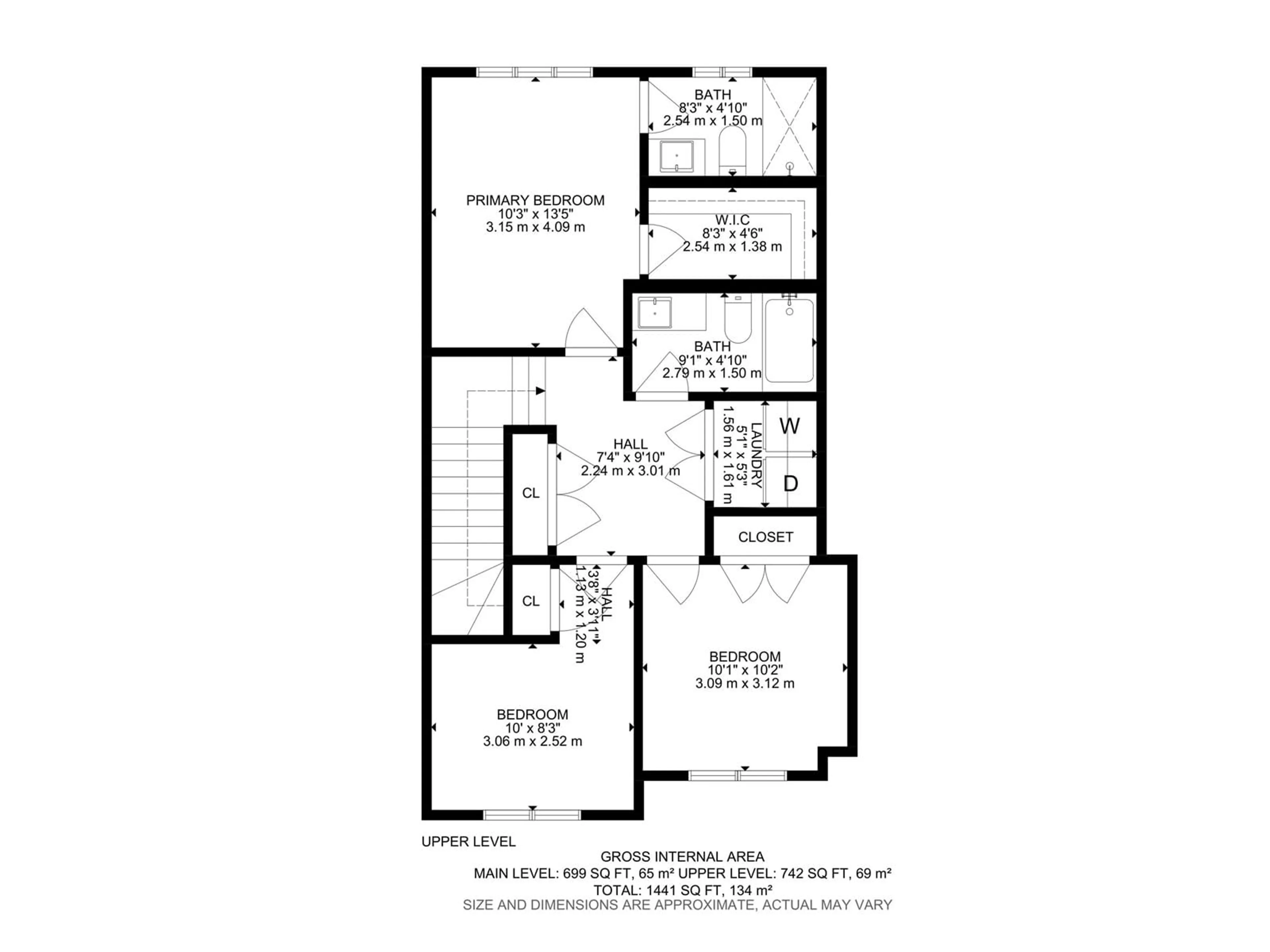 Floor plan for 17924 61 ST NW NW, Edmonton Alberta T5Y3X1