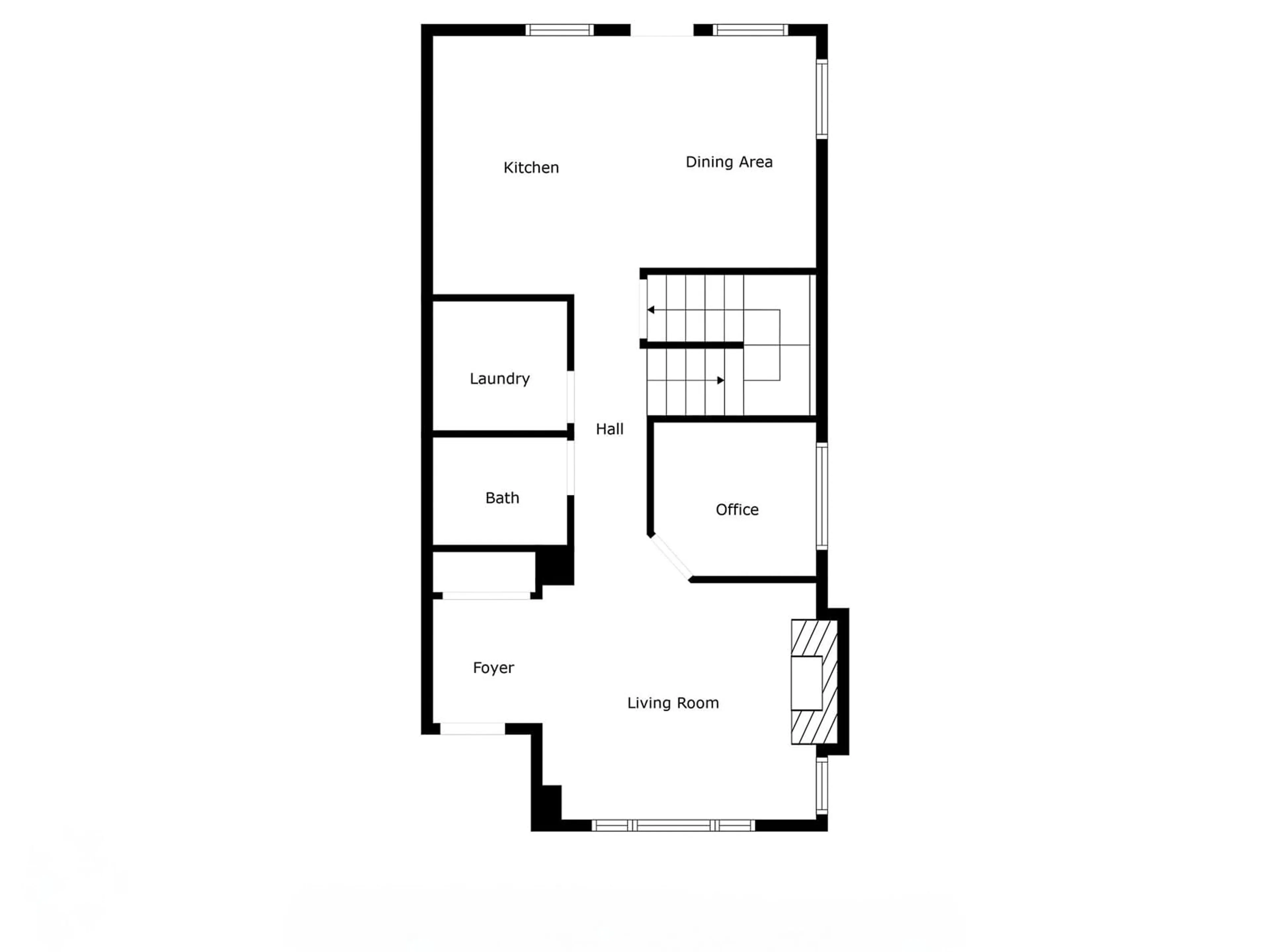 Floor plan for 10335 160 ST NW, Edmonton Alberta T5P3G2