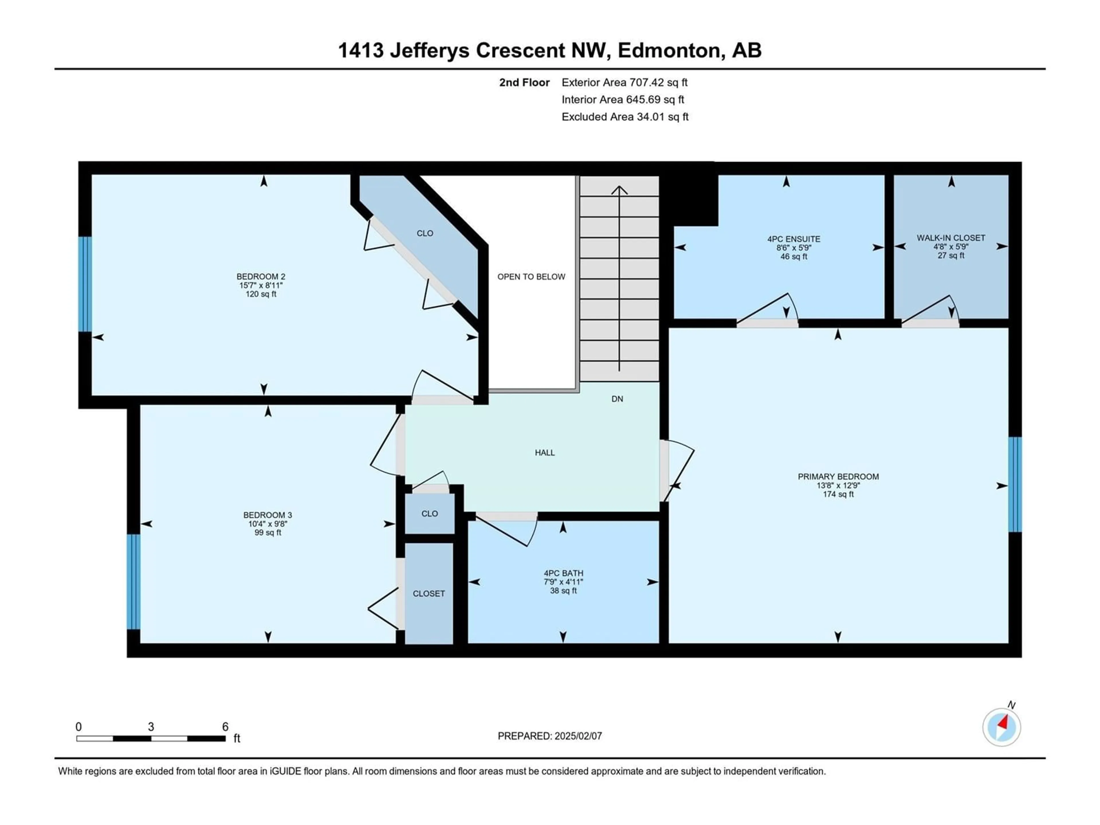 Floor plan for 1413 JEFFERYS CRES NW, Edmonton Alberta T6L6T4