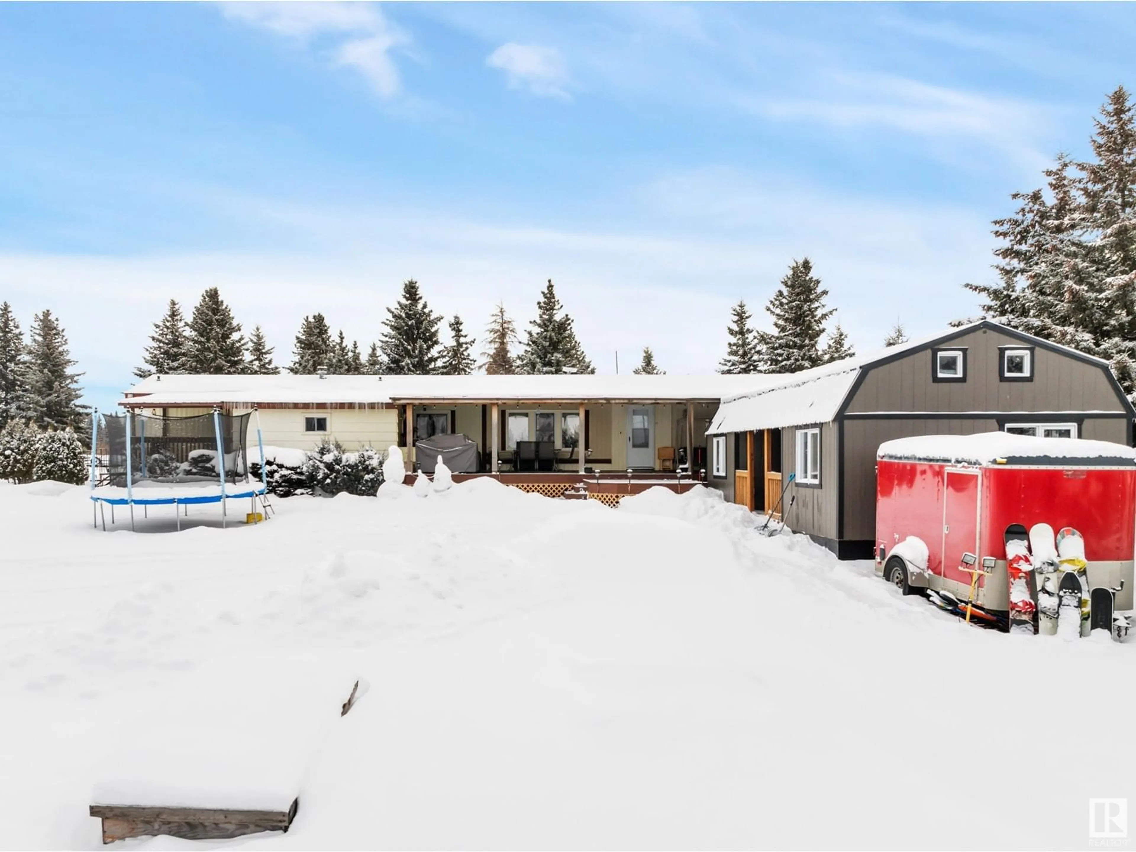 A pic from outside/outdoor area/front of a property/back of a property/a pic from drone, street for #5 475013 RGE ROAD 243, Rural Wetaskiwin County Alberta T0C1Z0