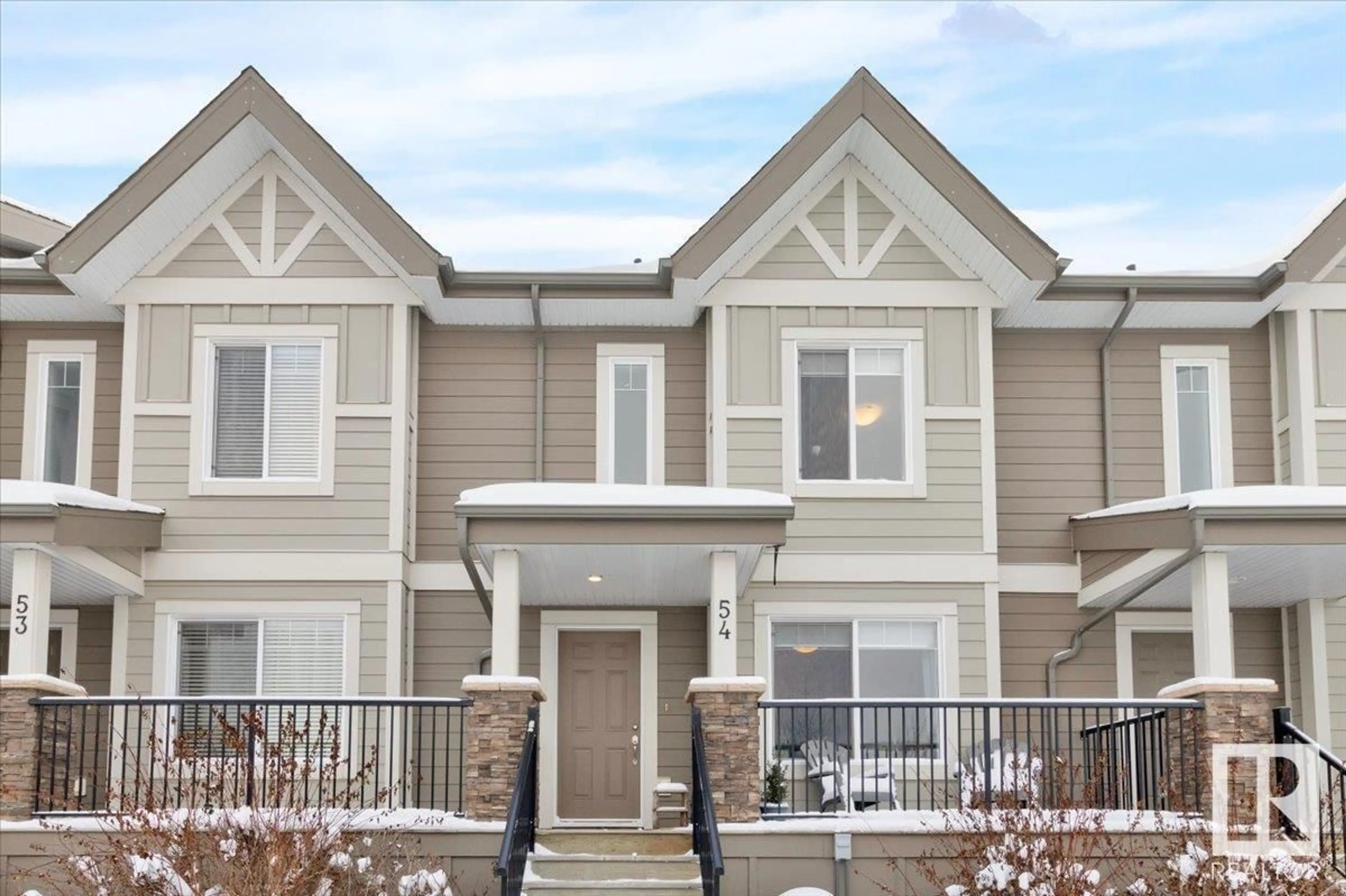 Home with vinyl exterior material, street for #54 1150 WINDERMERE WY SW, Edmonton Alberta T6W2B6