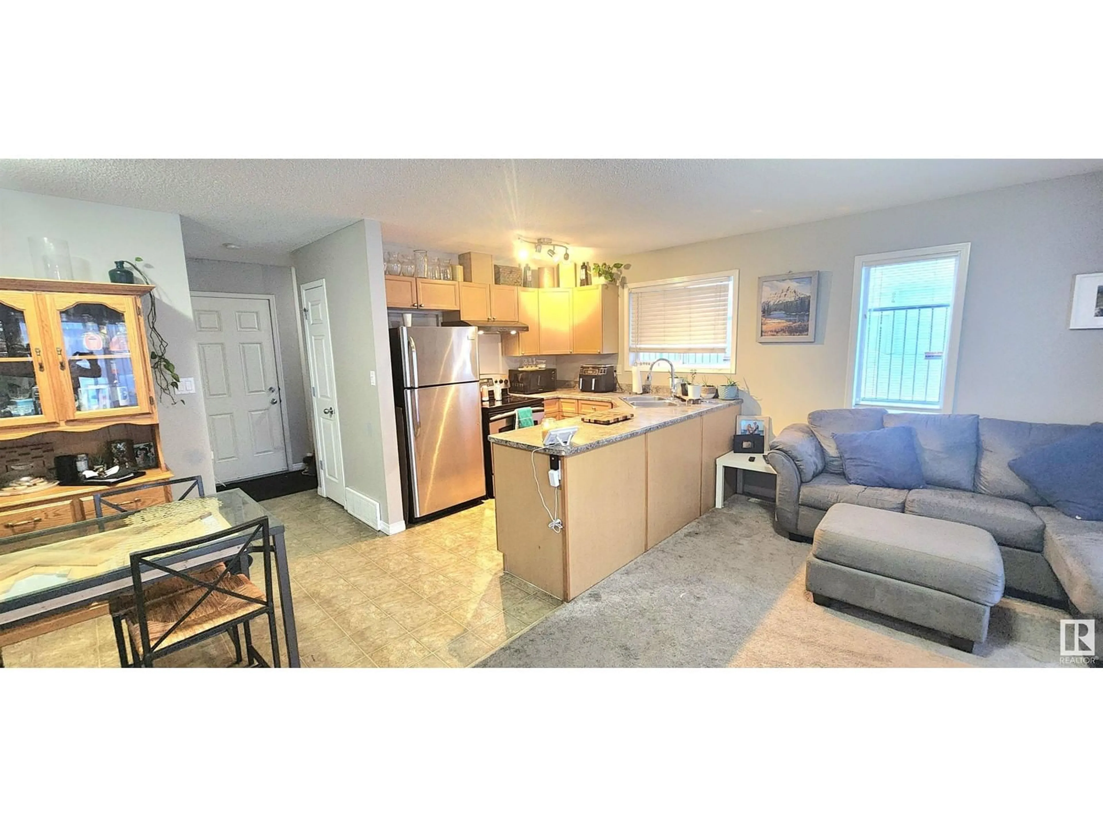 Open concept kitchen, unknown for #34 130 HYNDMAN CR NW, Edmonton Alberta T5A0E8