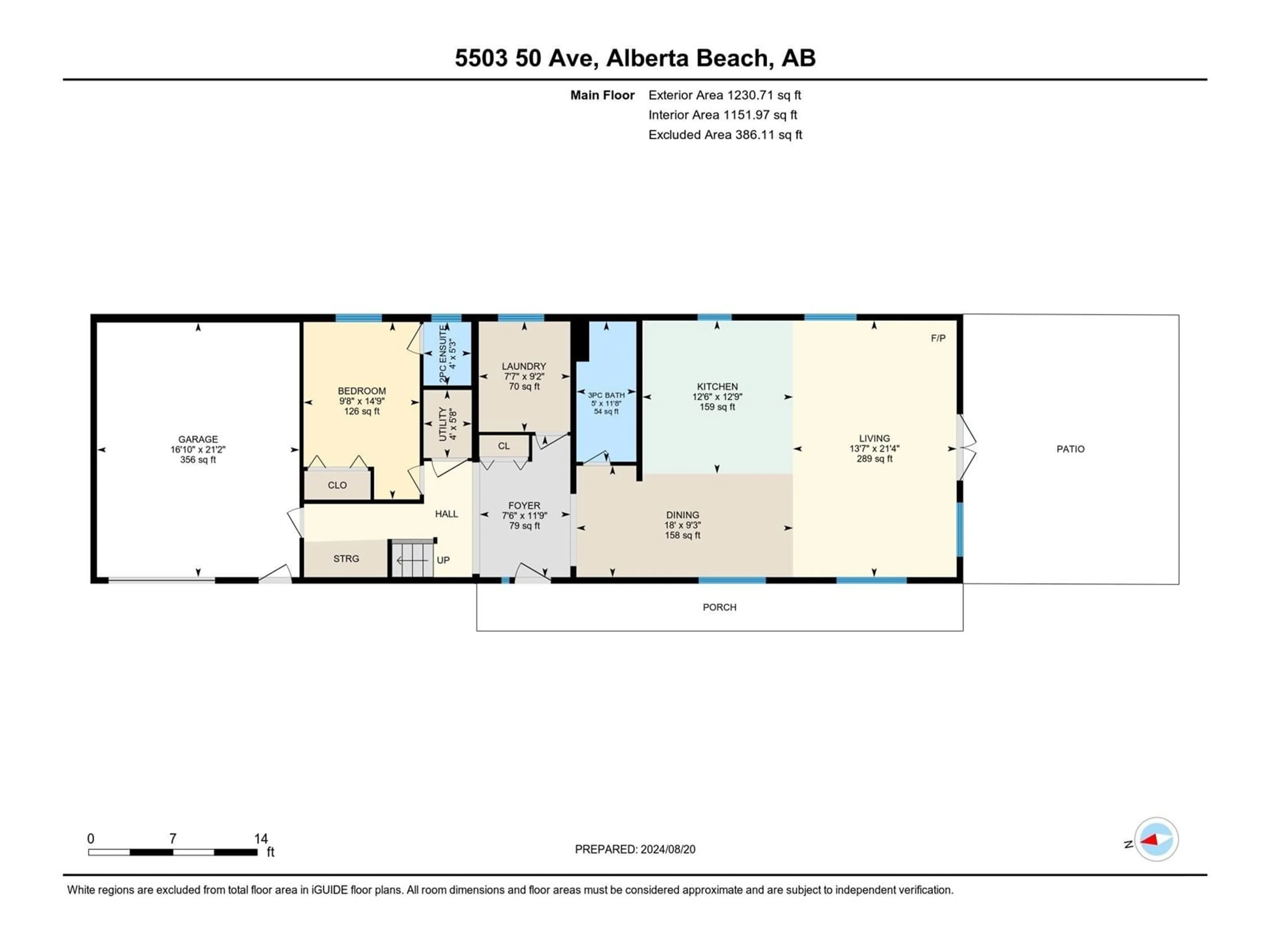 Floor plan for 5503 50 AV, Rural Lac Ste. Anne County Alberta T0E0A0