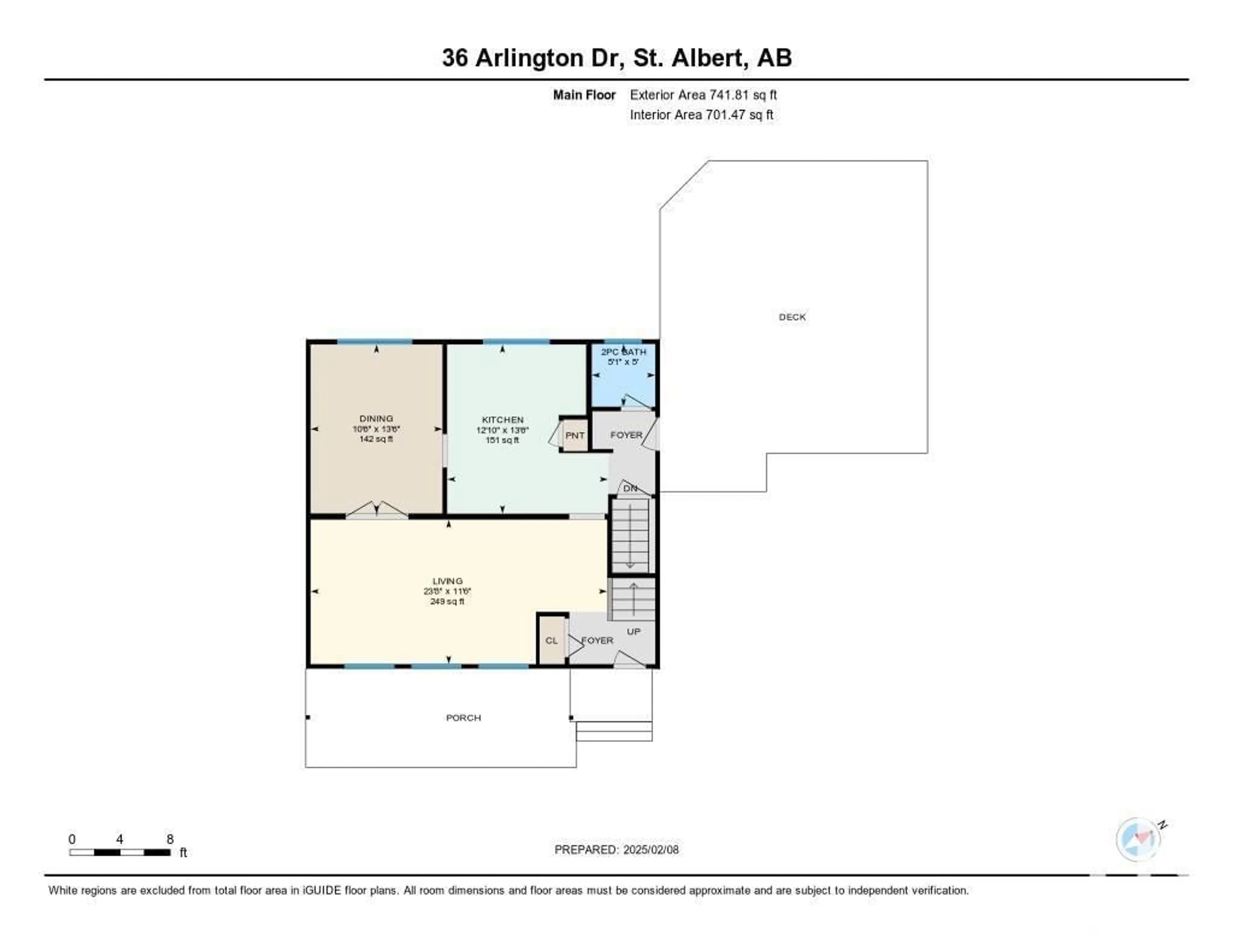 Floor plan for 36 ARLINGTON DR, St. Albert Alberta T8N2V5