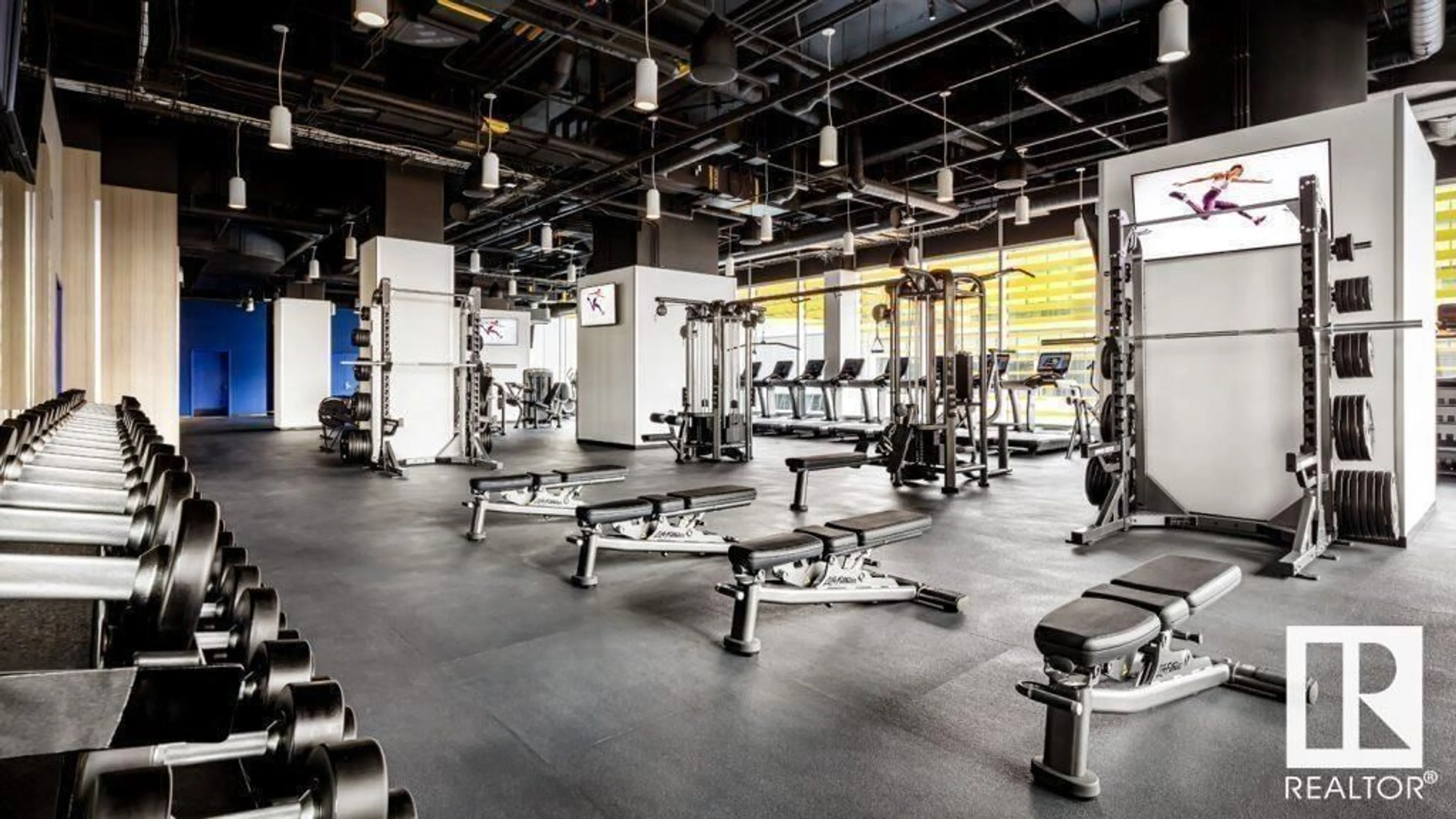 Gym or fitness room for #2910 10360 102 ST NW, Edmonton Alberta T5J0K6