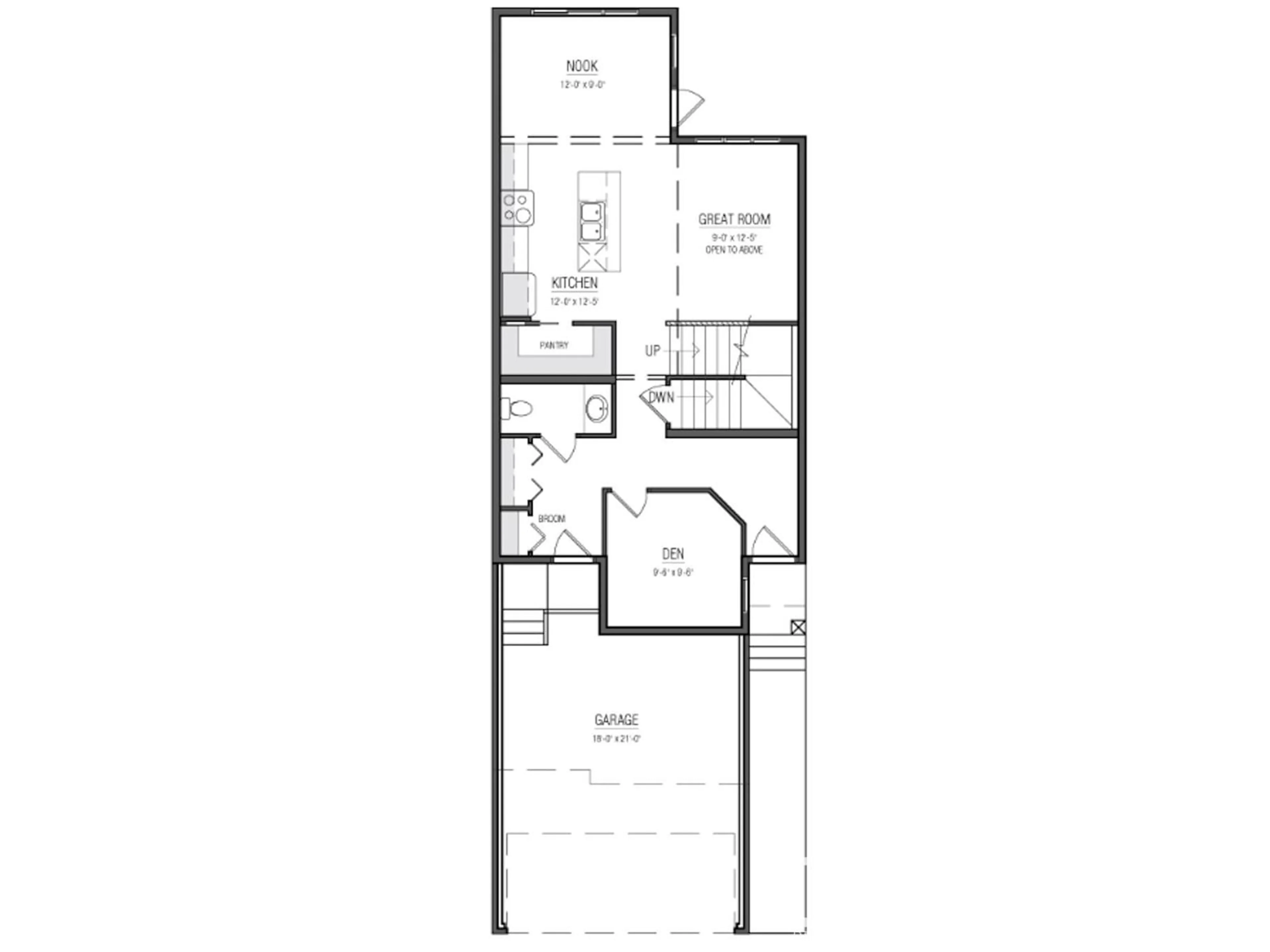 Floor plan for 21336 38 AV NW, Edmonton Alberta T6M1S4