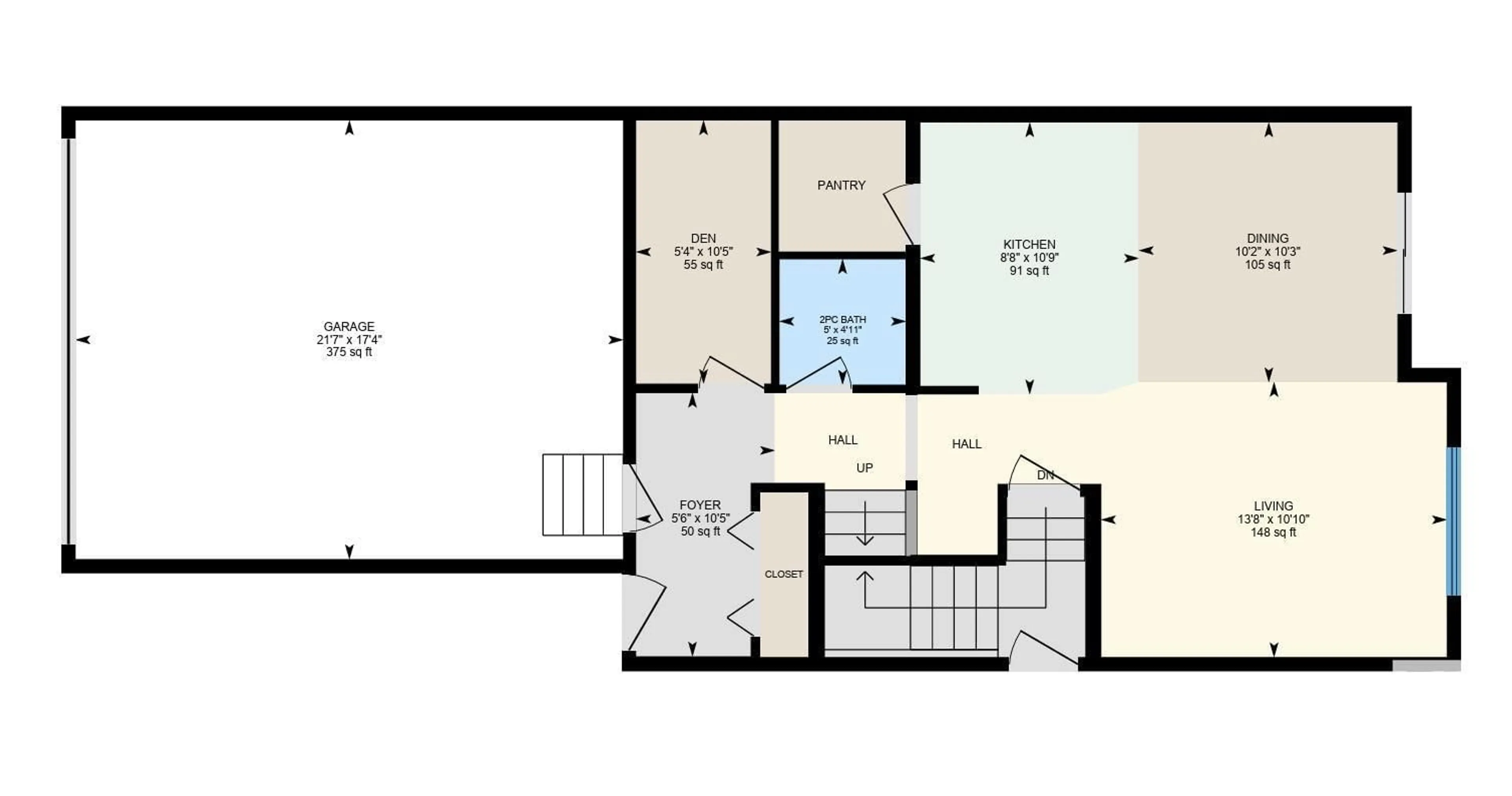 Floor plan for 3412 169 ST SW, Edmonton Alberta T6W5M4