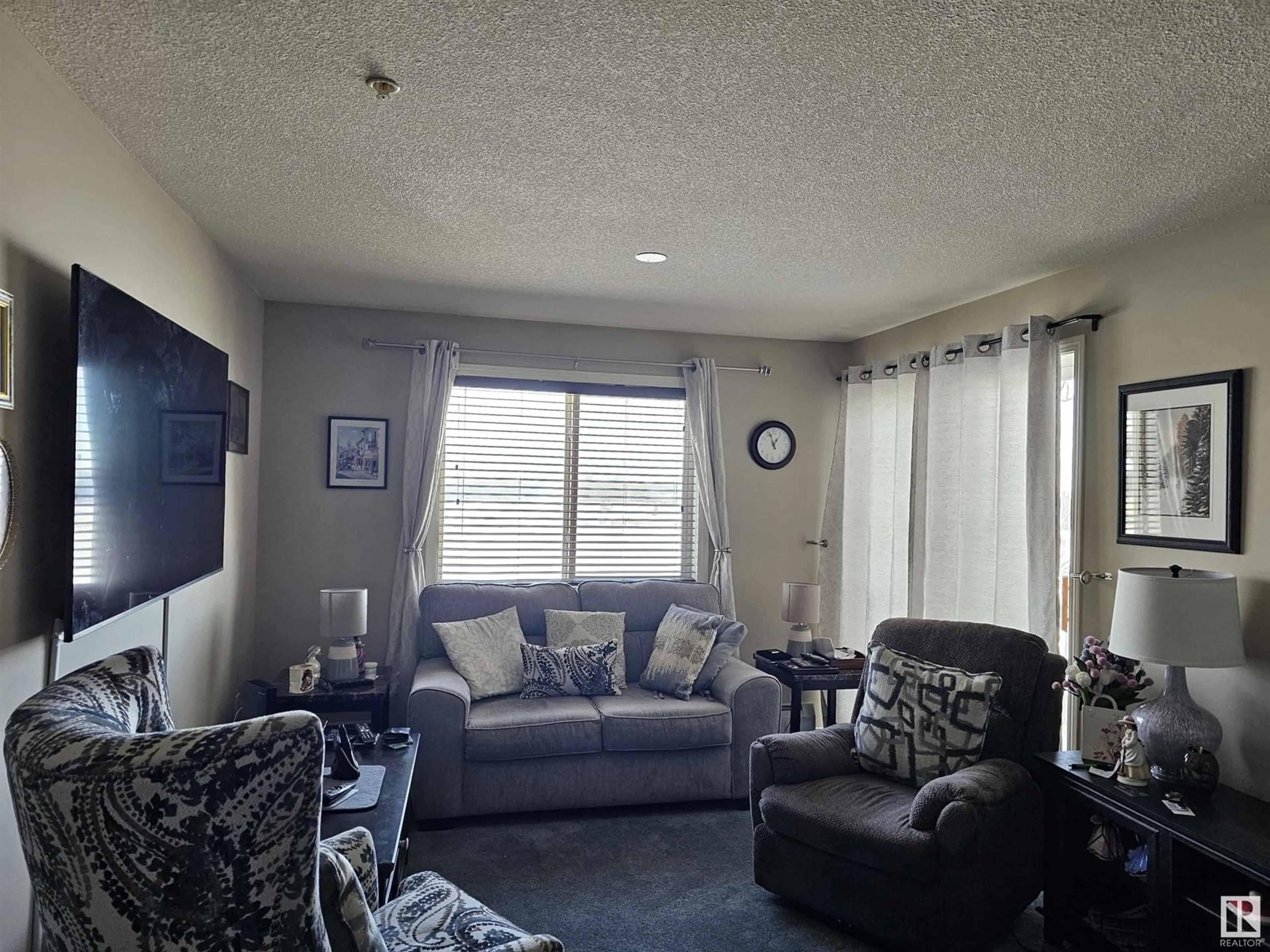 Living room with furniture, unknown for #215 4309 33 ST, Stony Plain Alberta T7Z0C4