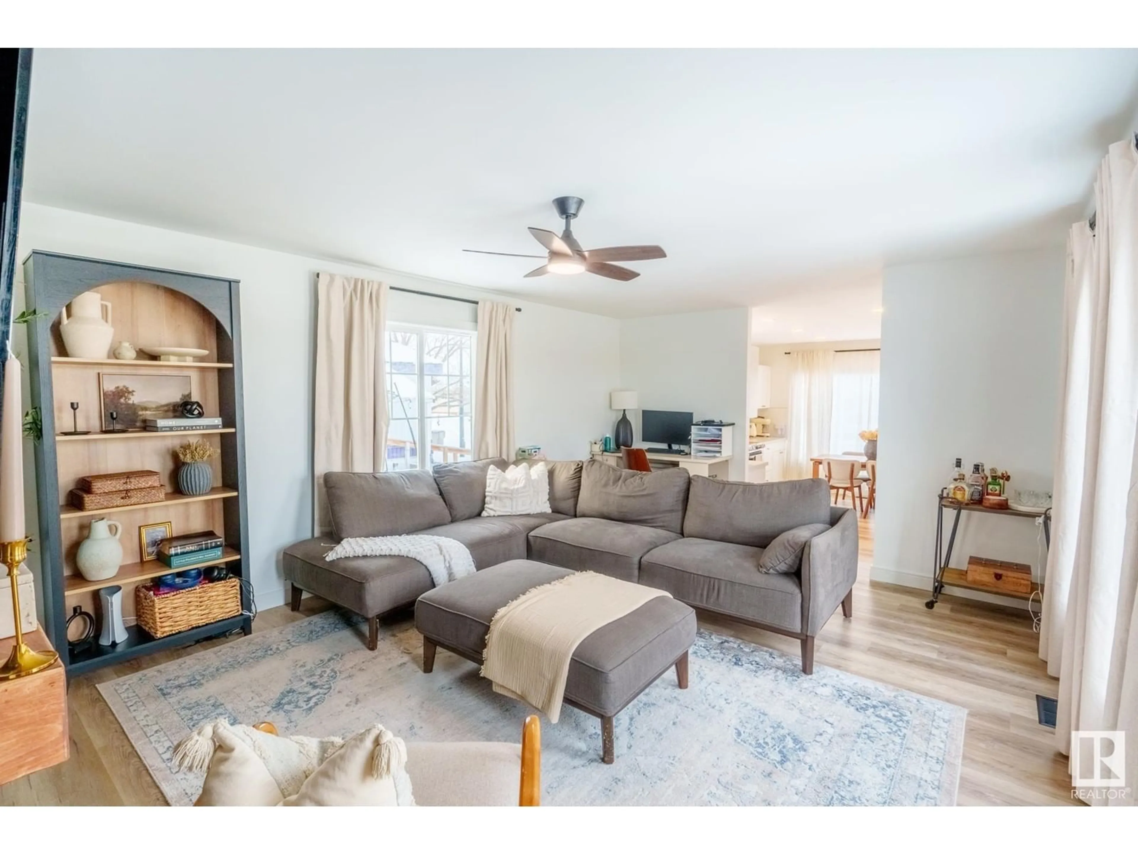 Living room with furniture, unknown for #28 5220 44 Ave, Calmar Alberta T0C0V0