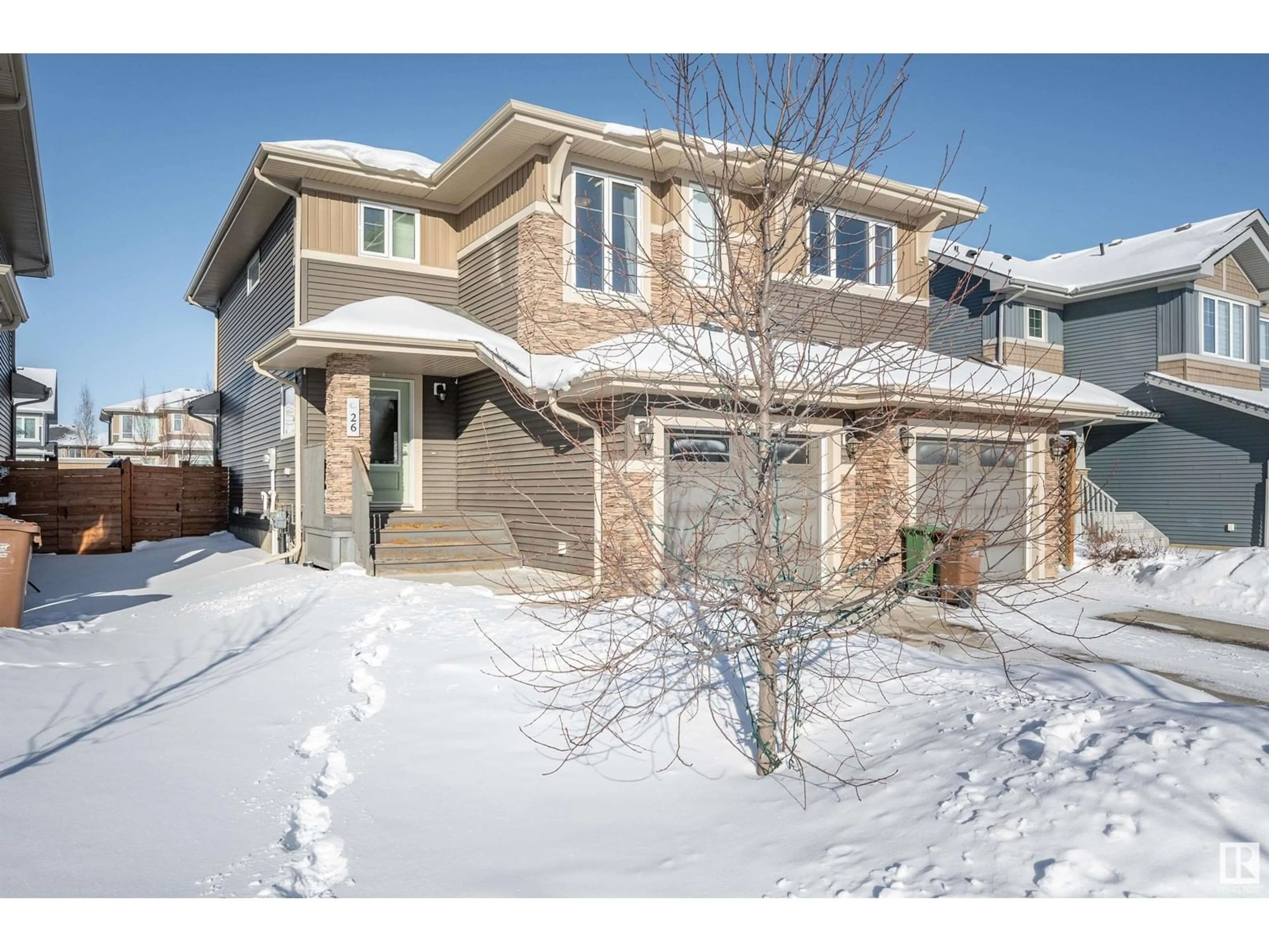 Home with brick exterior material, street for 26 JAMES CR, St. Albert Alberta T8N7S6