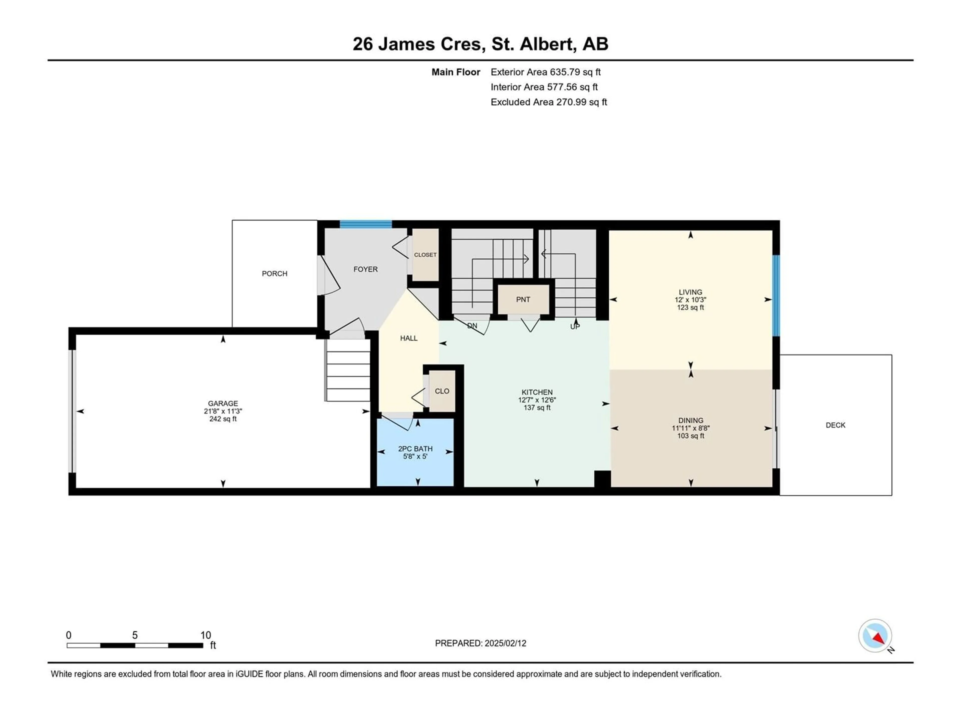 Floor plan for 26 JAMES CR, St. Albert Alberta T8N7S6