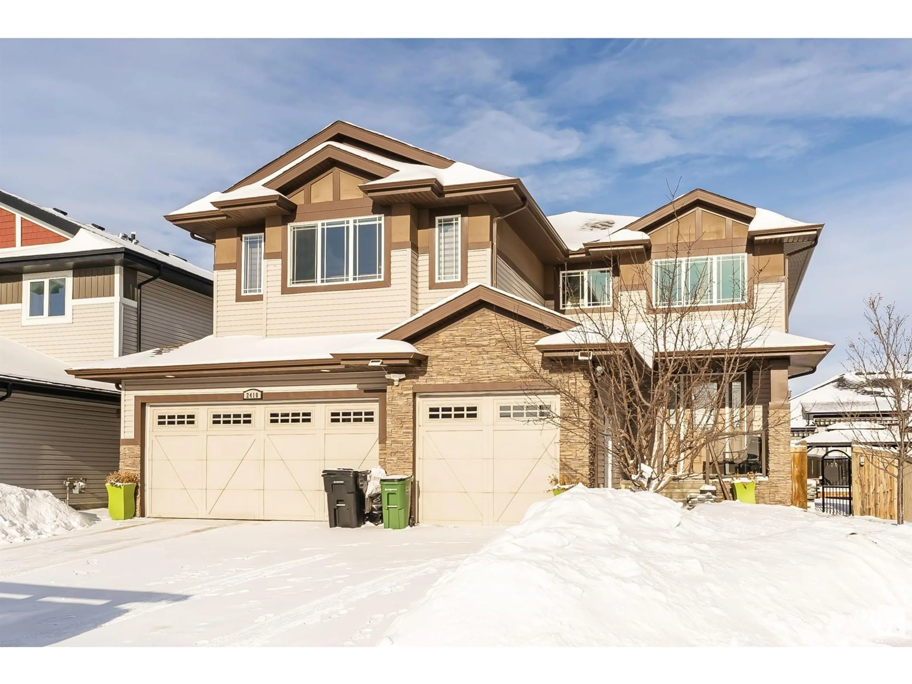 Home with brick exterior material, street for 2410 ASHCRAFT CR SW, Edmonton Alberta T6W2N1