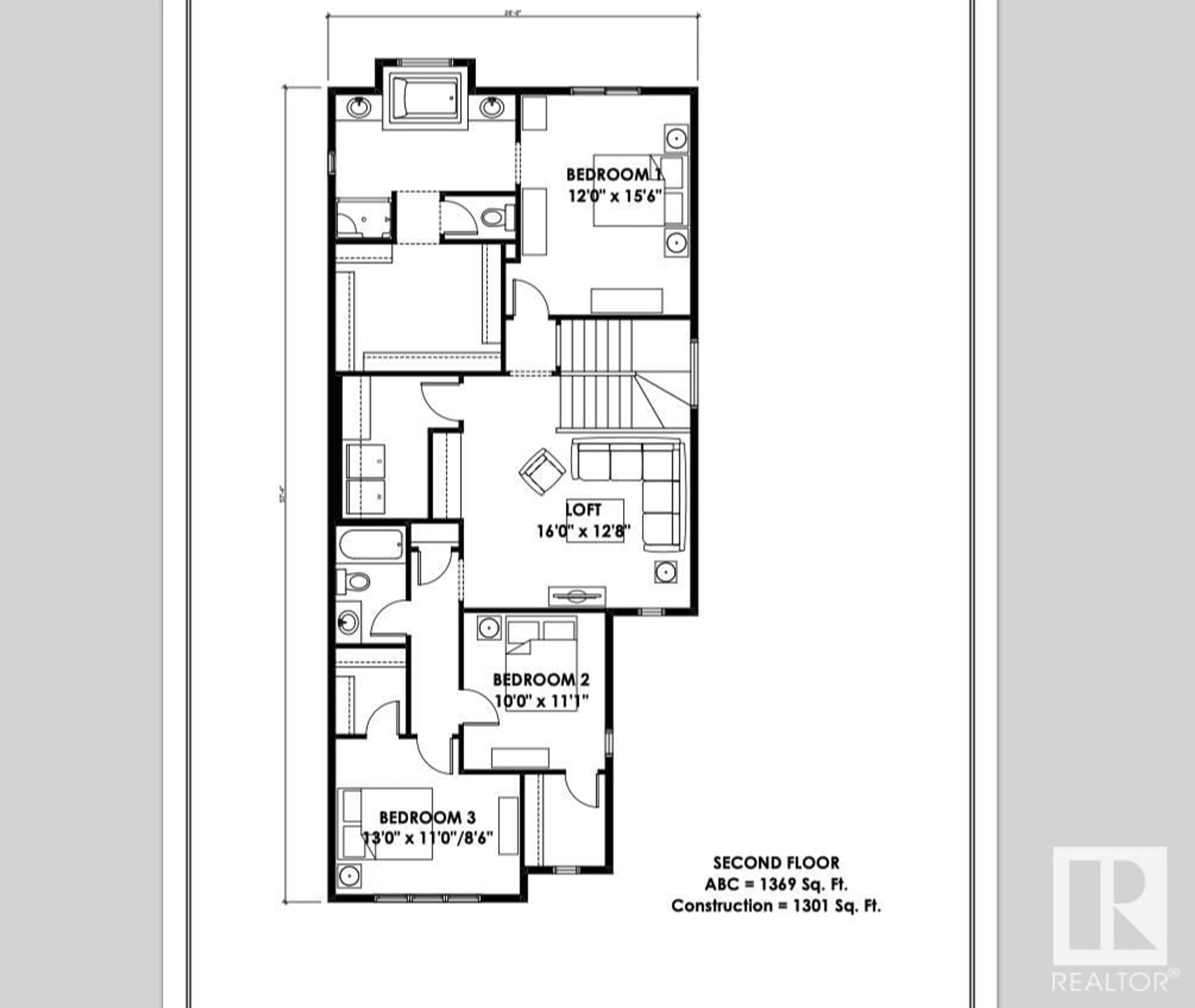 Floor plan for 56 Rhea CR, St. Albert Alberta T8N7Z2