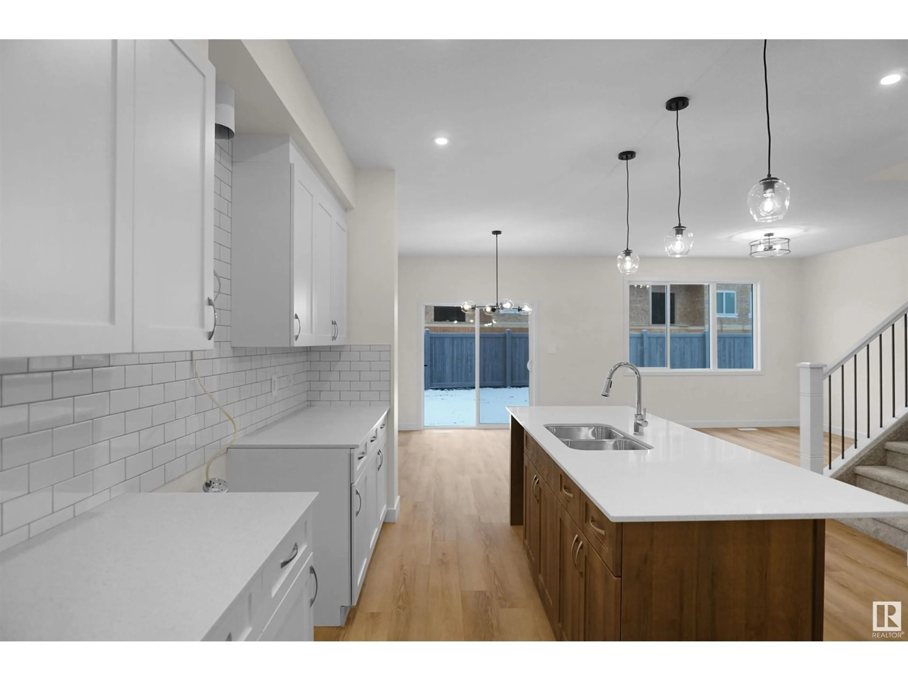 Open concept kitchen, ceramic/tile floor for 22 TENUTO LI, Spruce Grove Alberta T7X0Z3