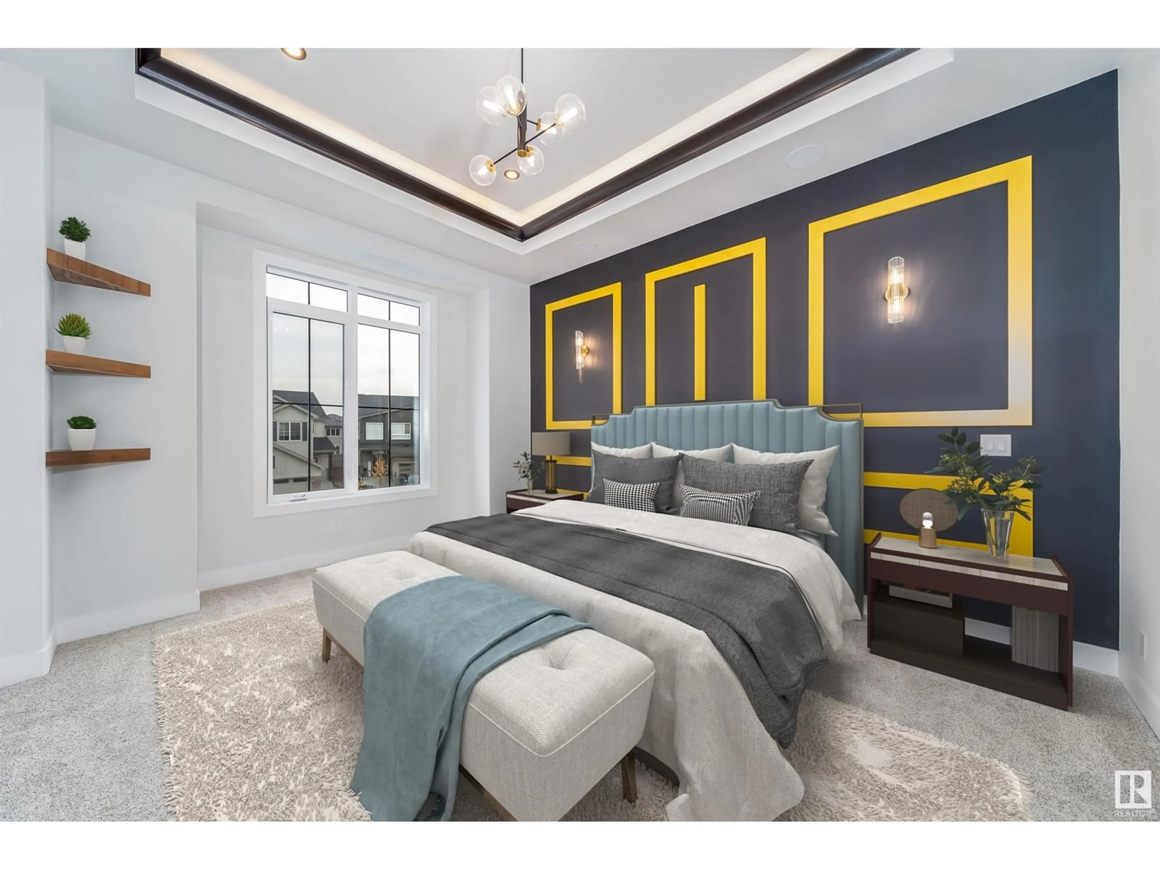 Bedroom with bed, unknown for 6728 CRAWFORD WY, Edmonton Alberta T9G0B7