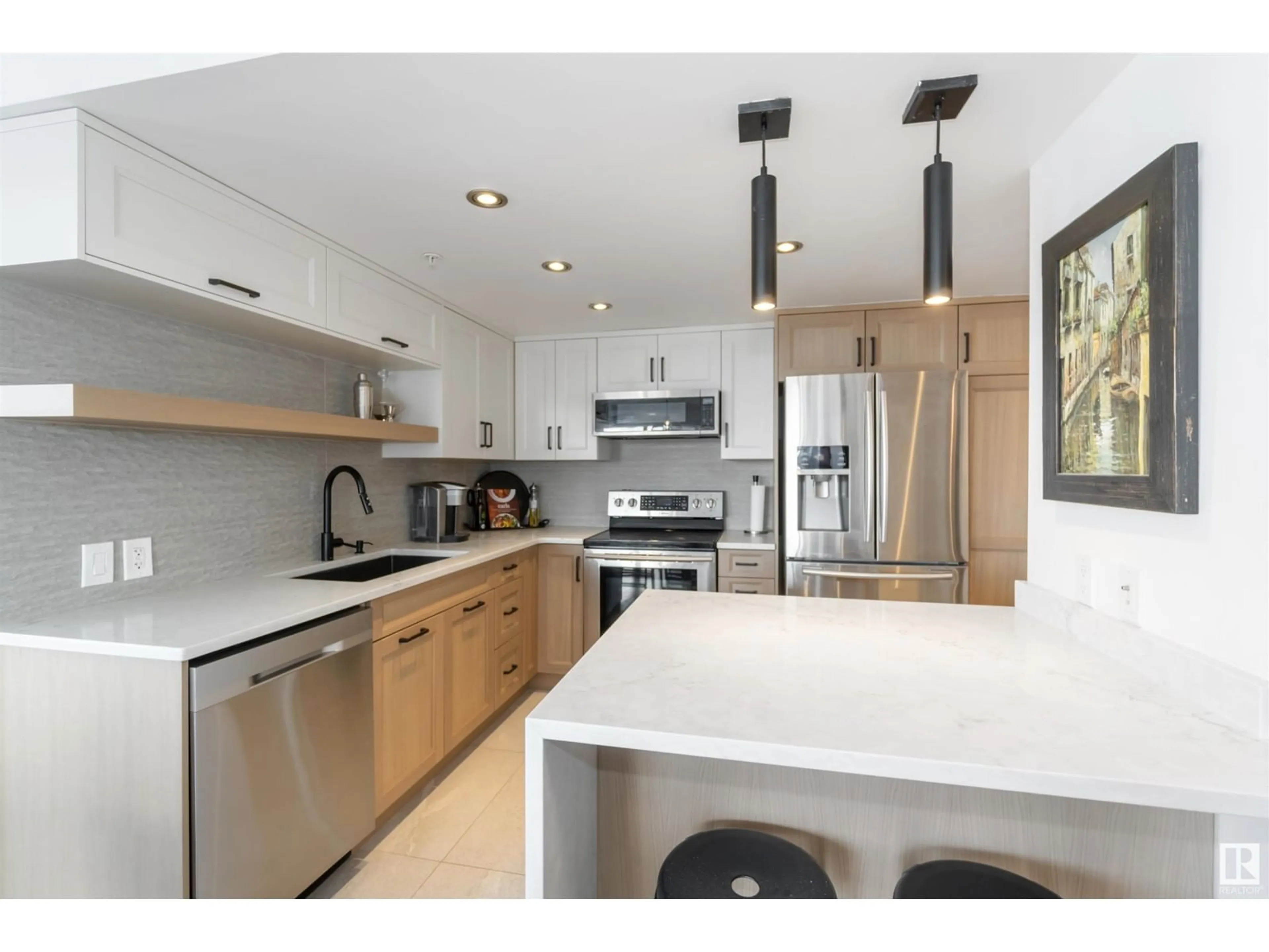 Open concept kitchen, unknown for #802 - 10046 117 ST, Edmonton Alberta T5K1X2