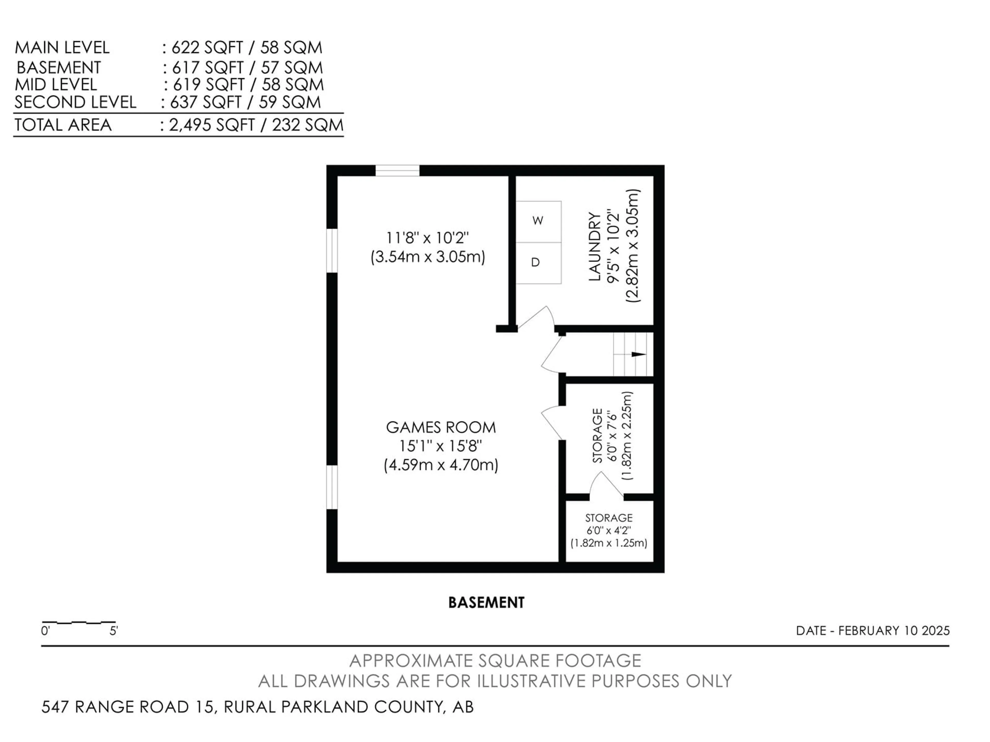 Floor plan for 0 547 RR 15, Rural Parkland County Alberta T7Z2T8