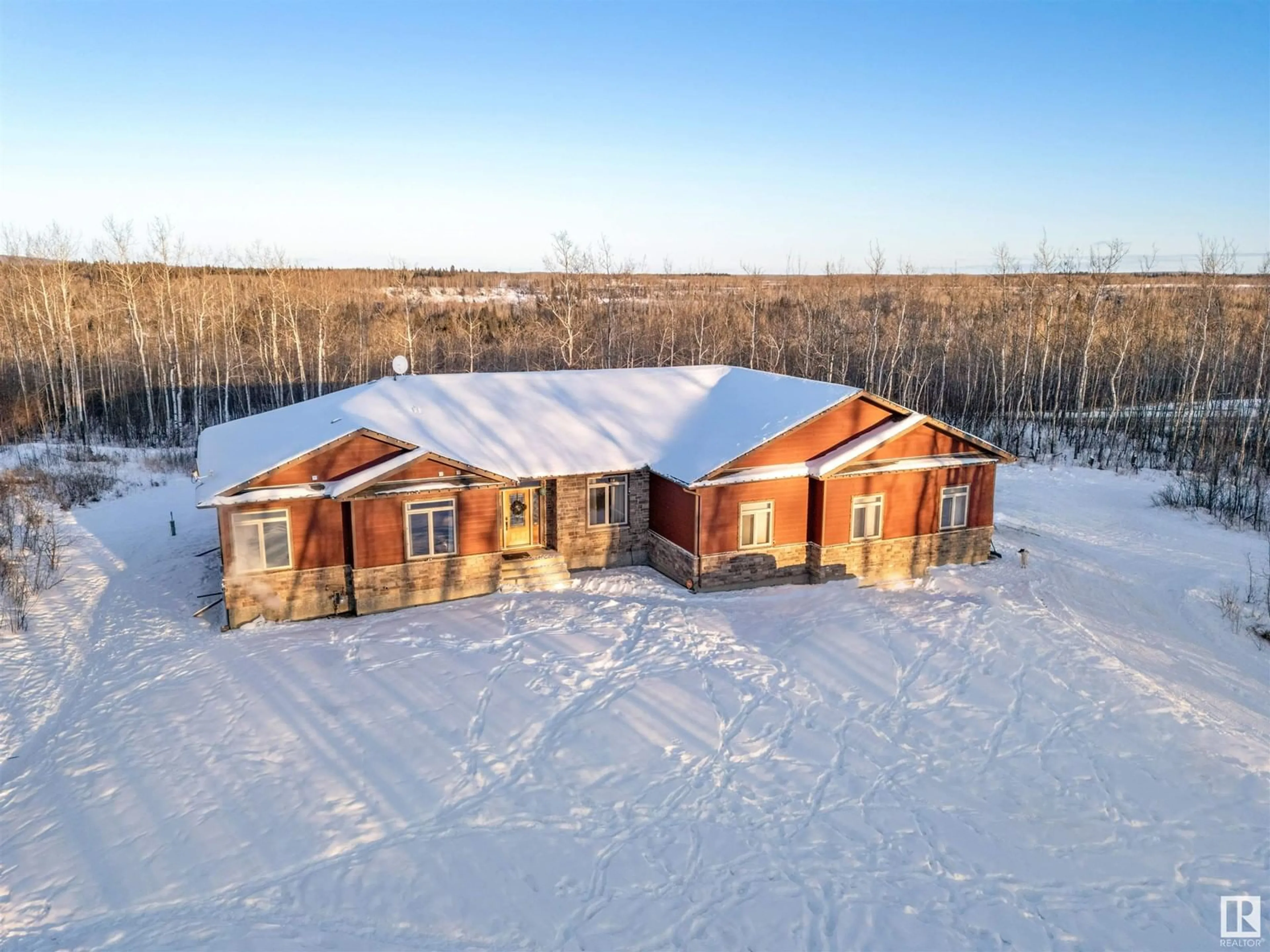 A pic from outside/outdoor area/front of a property/back of a property/a pic from drone, building for #3 62029 Range Road 421, Rural Bonnyville M.D. Alberta T0A0T0