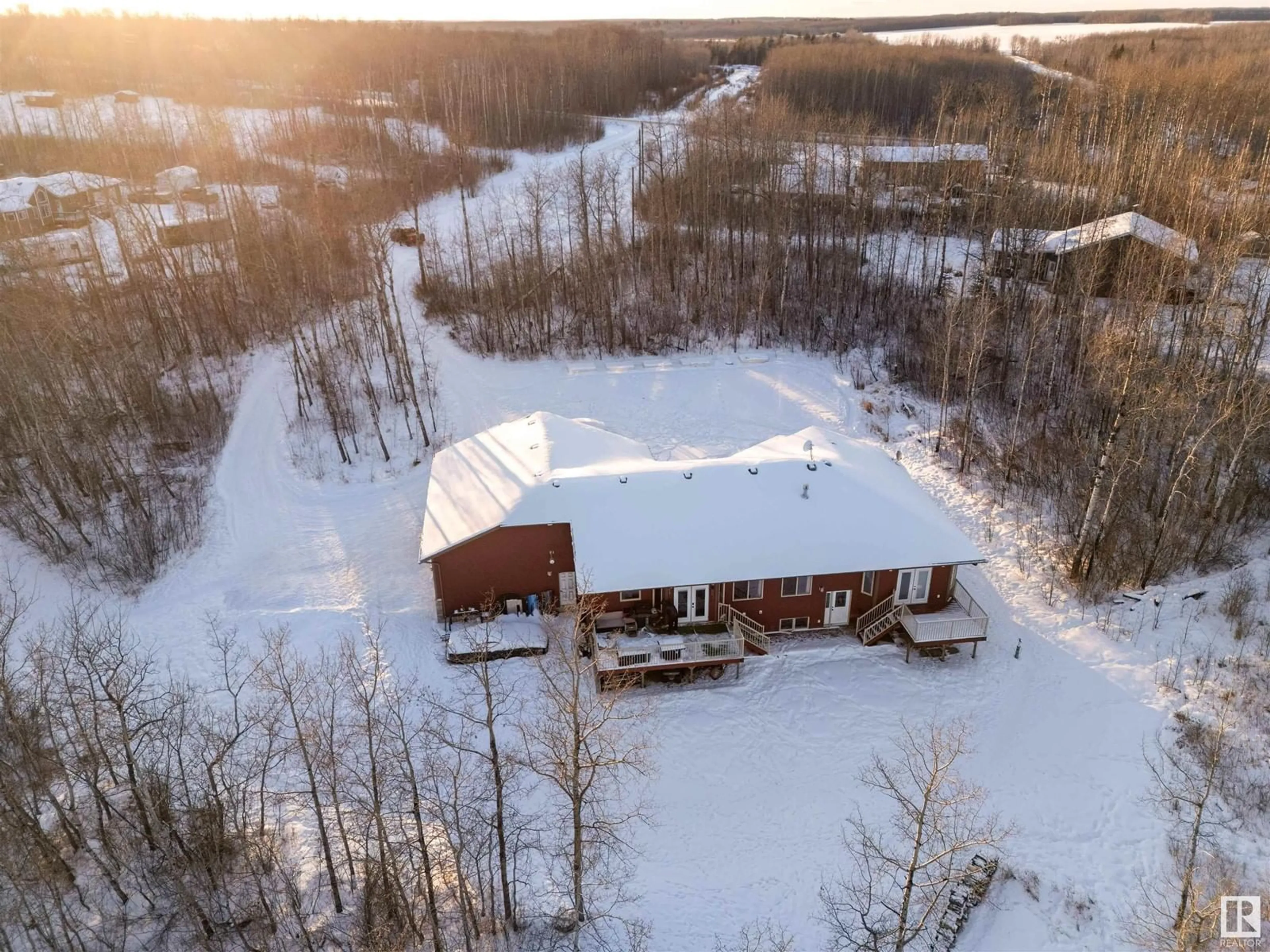 A pic from outside/outdoor area/front of a property/back of a property/a pic from drone, building for #3 62029 Range Road 421, Rural Bonnyville M.D. Alberta T0A0T0