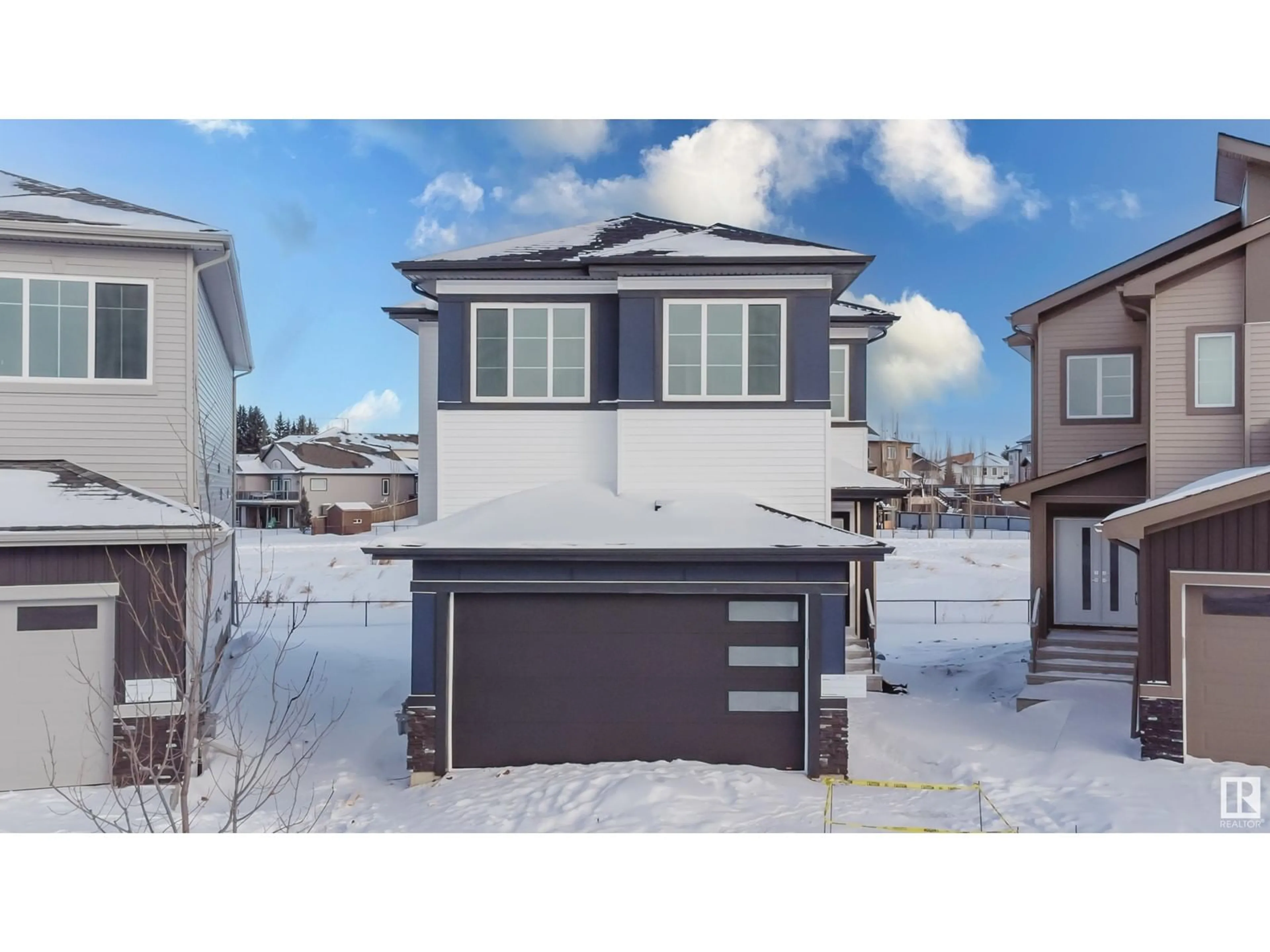 Home with vinyl exterior material, street for 4595 62 ST, Beaumont Alberta T4X2Z2