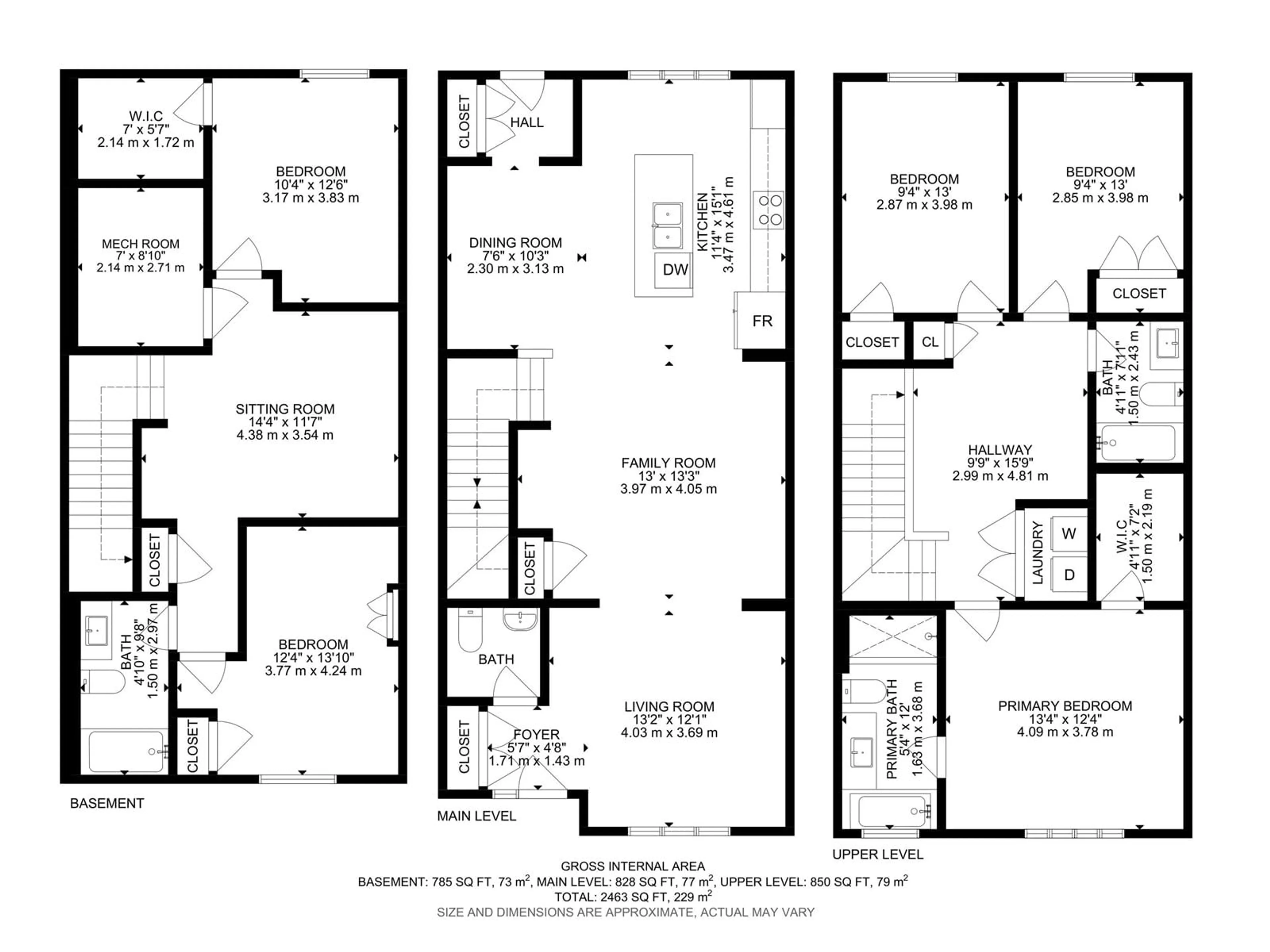 Floor plan for 7429 CREIGHTON PL SW, Edmonton Alberta T6W3Z4