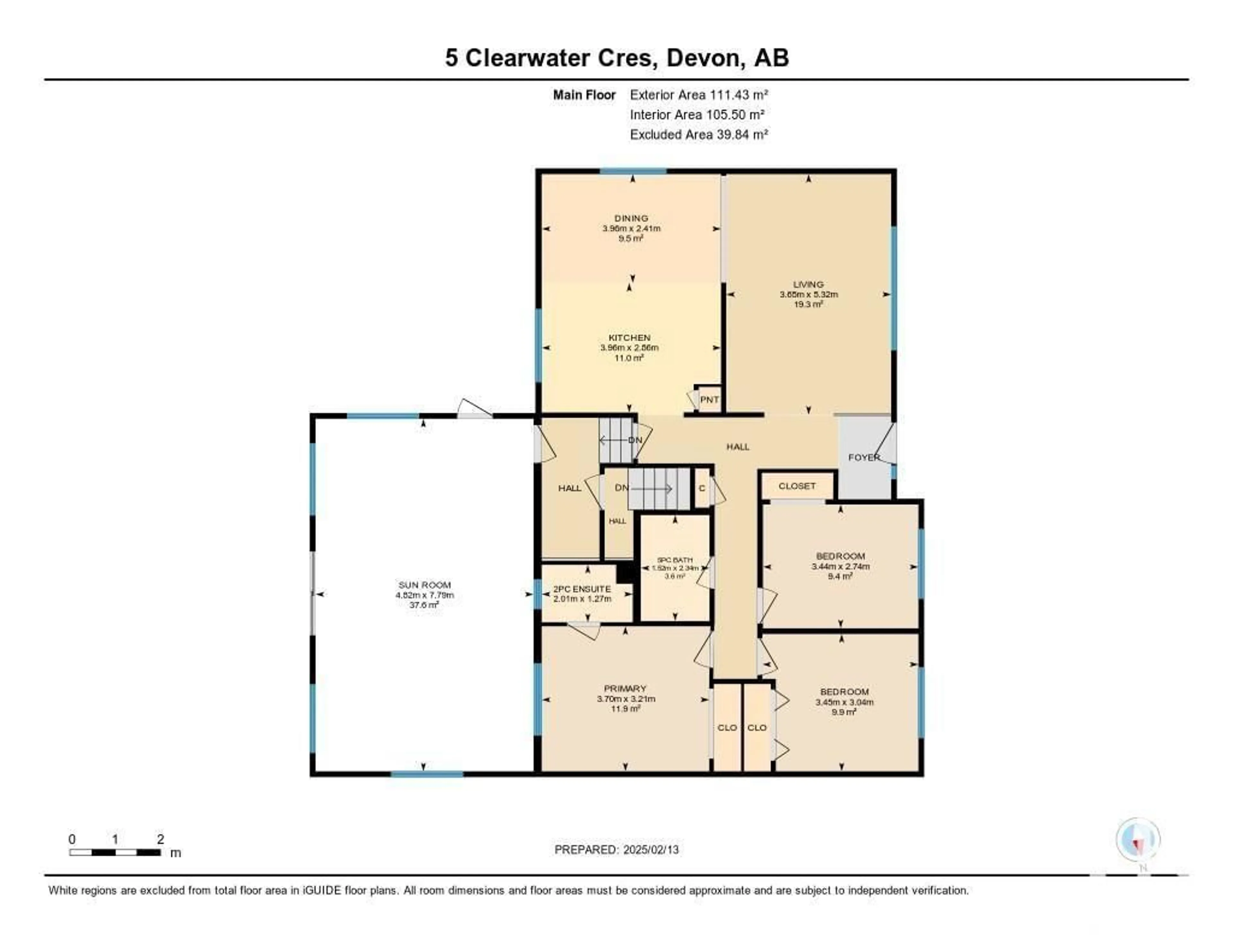 Floor plan for 5 CLEARWATER CR, Devon Alberta T9G1C8