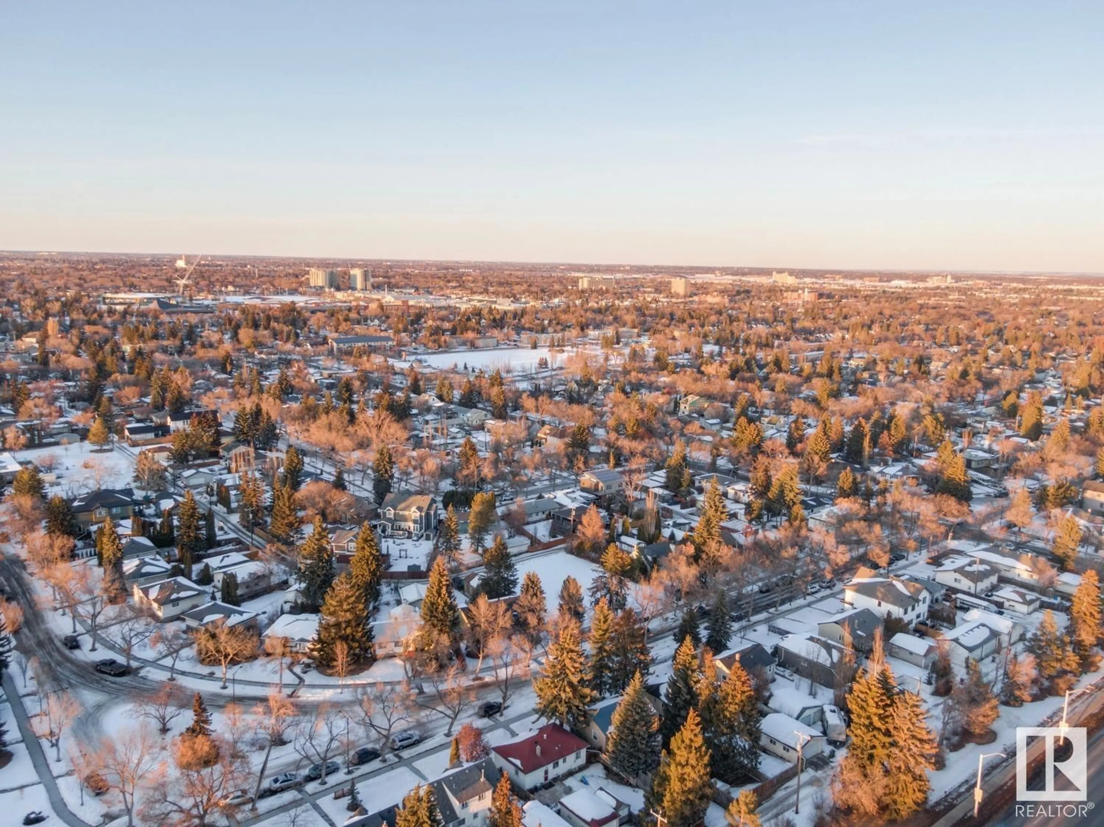 A pic from outside/outdoor area/front of a property/back of a property/a pic from drone, unknown for 13918 107A AV NW, Edmonton Alberta T5L2H7