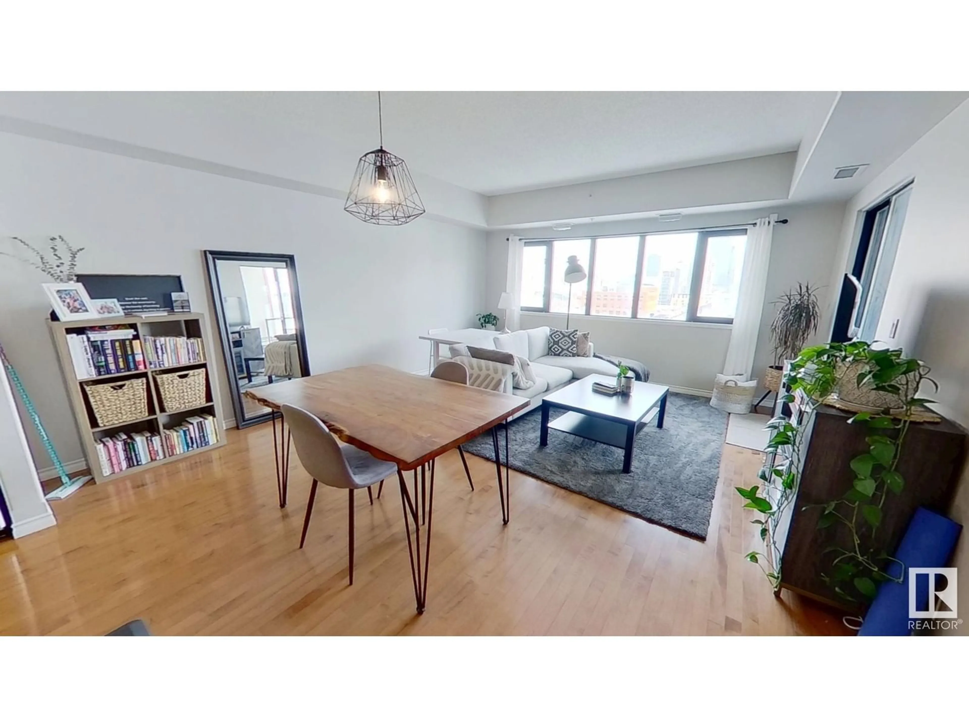 Living room with furniture, unknown for 705 - 10319 111 ST NW, Edmonton Alberta T5K0A2