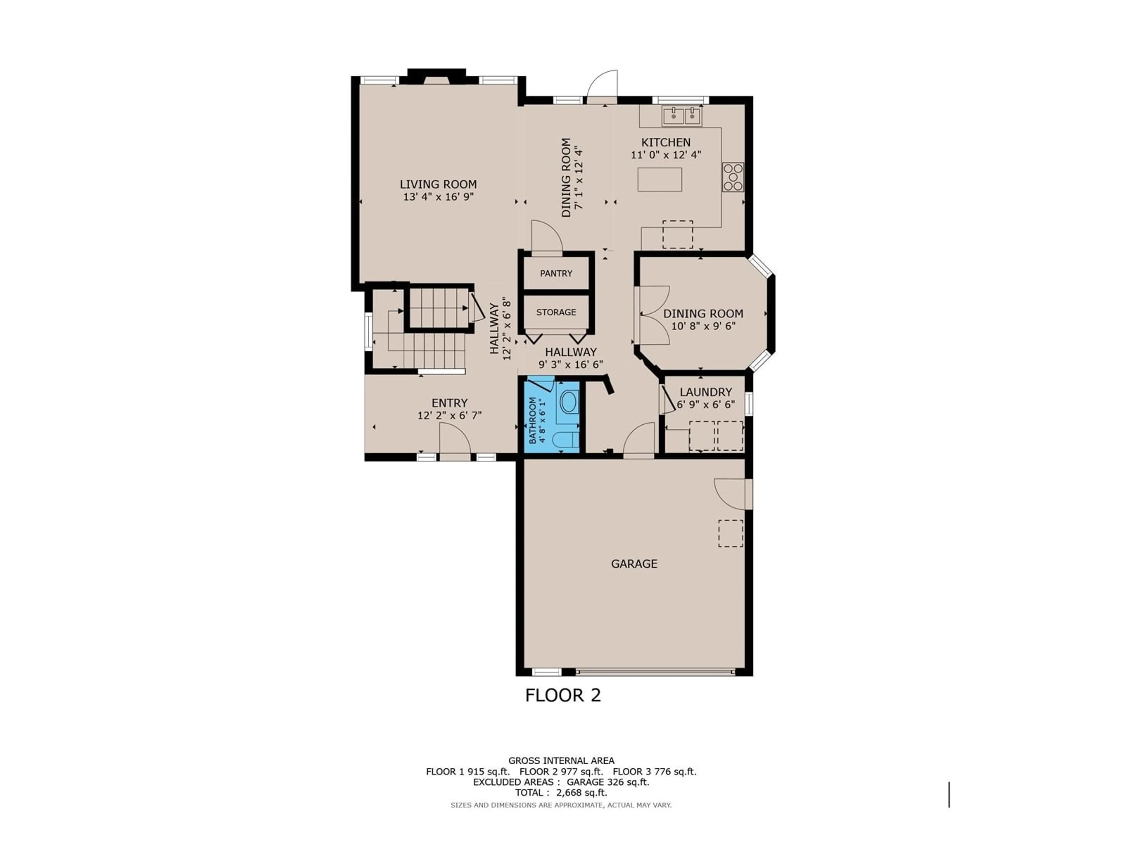 Floor plan for 10 Riverpark RD, Fort Saskatchewan Alberta T8L4K5