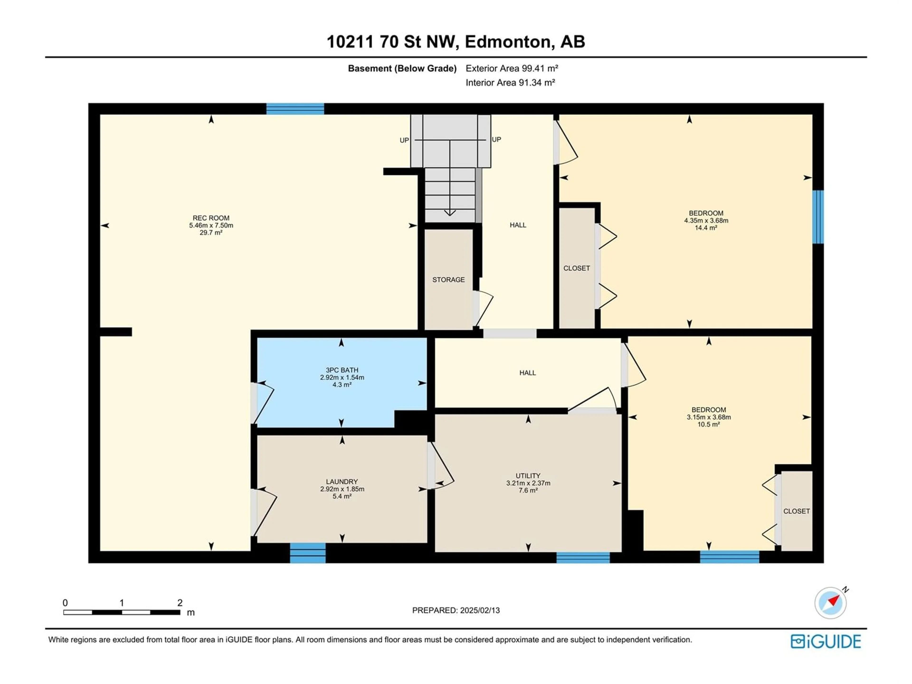 Floor plan for 10211 70 ST NW, Edmonton Alberta T6A2T5