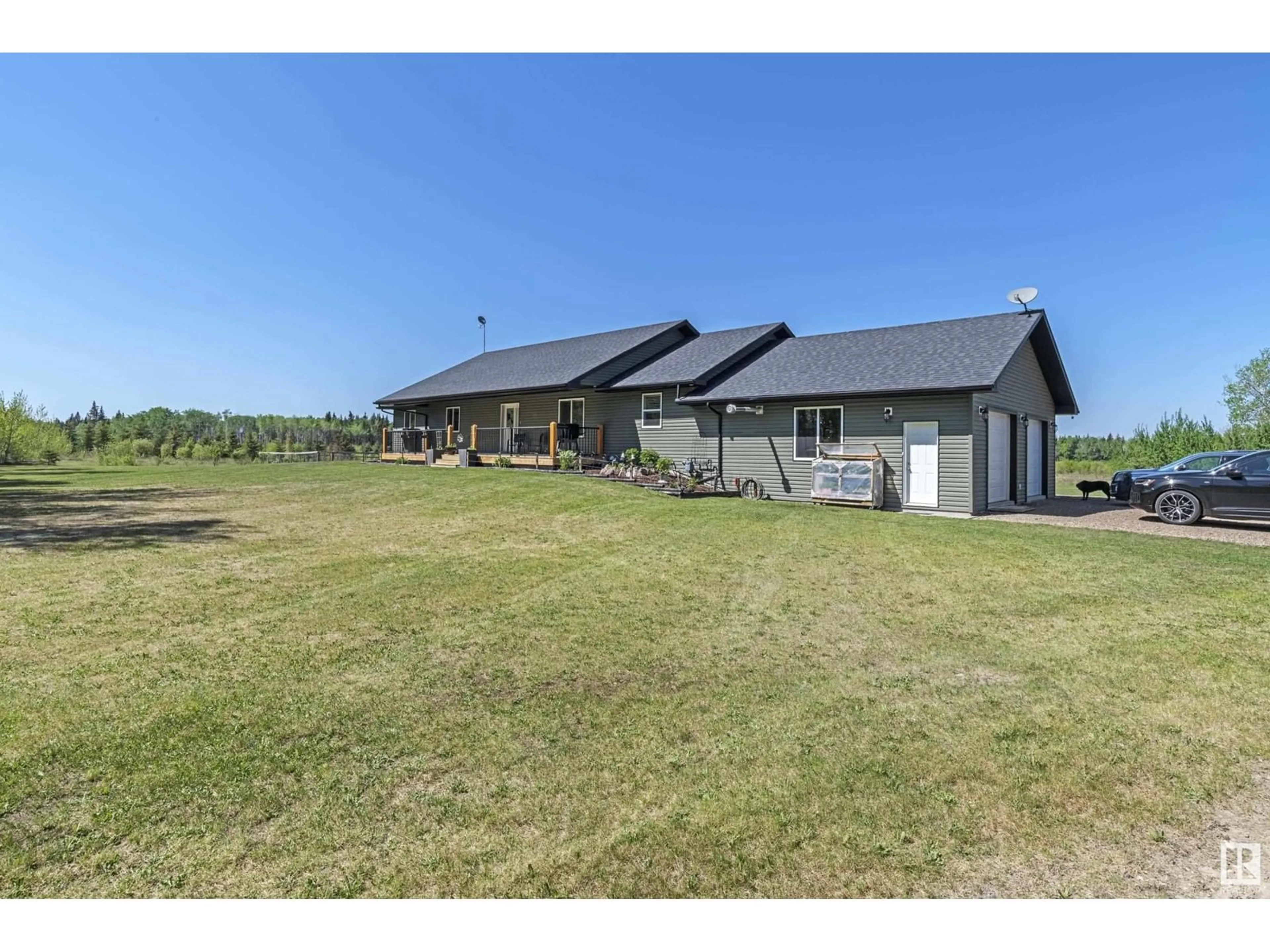 A pic from outside/outdoor area/front of a property/back of a property/a pic from drone, building for 43420 Twp Rd 630, Rural Bonnyville M.D. Alberta T9M1P2