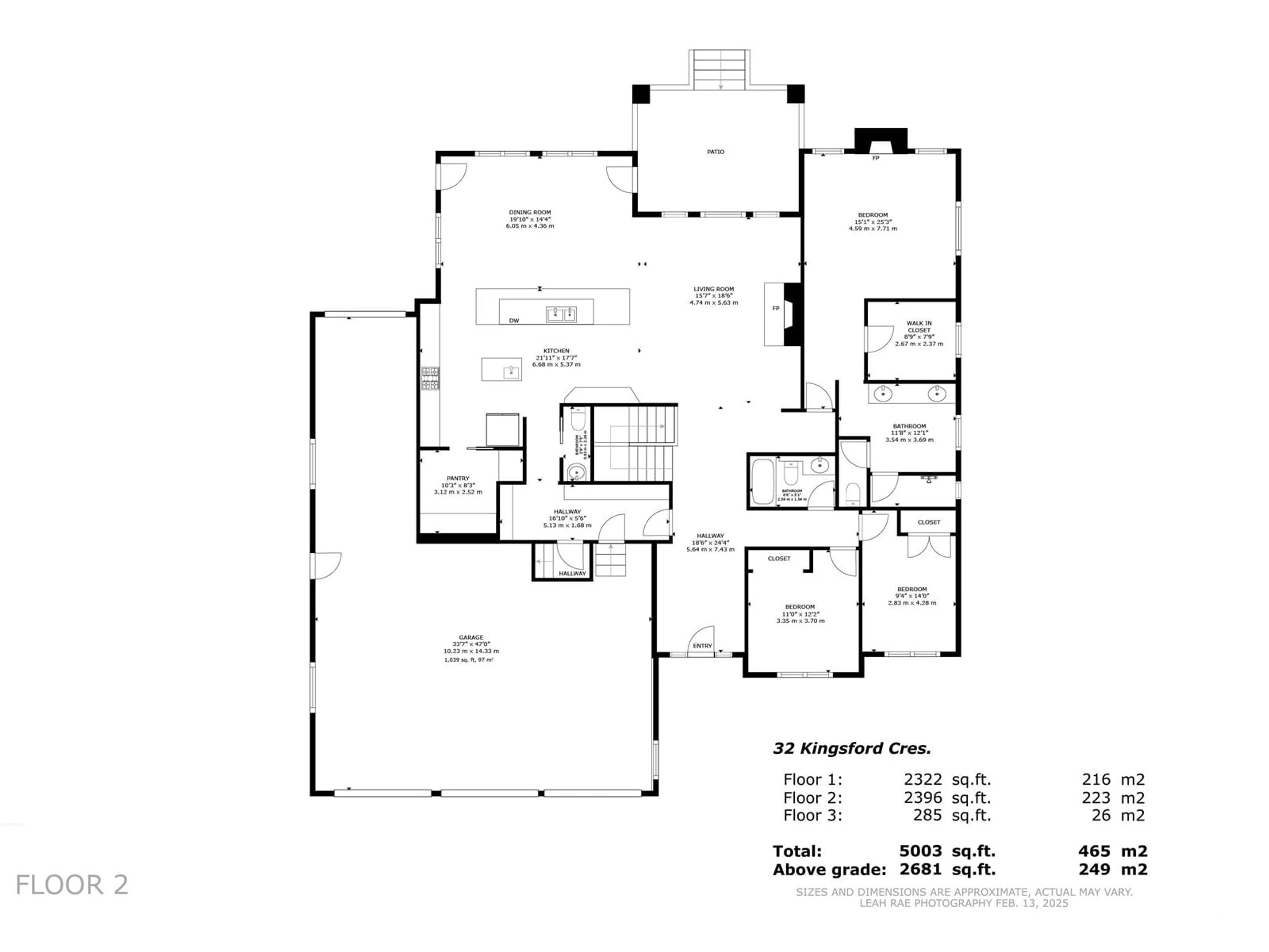 Floor plan for 32 KINGSFORD CR, St. Albert Alberta T8N7J1