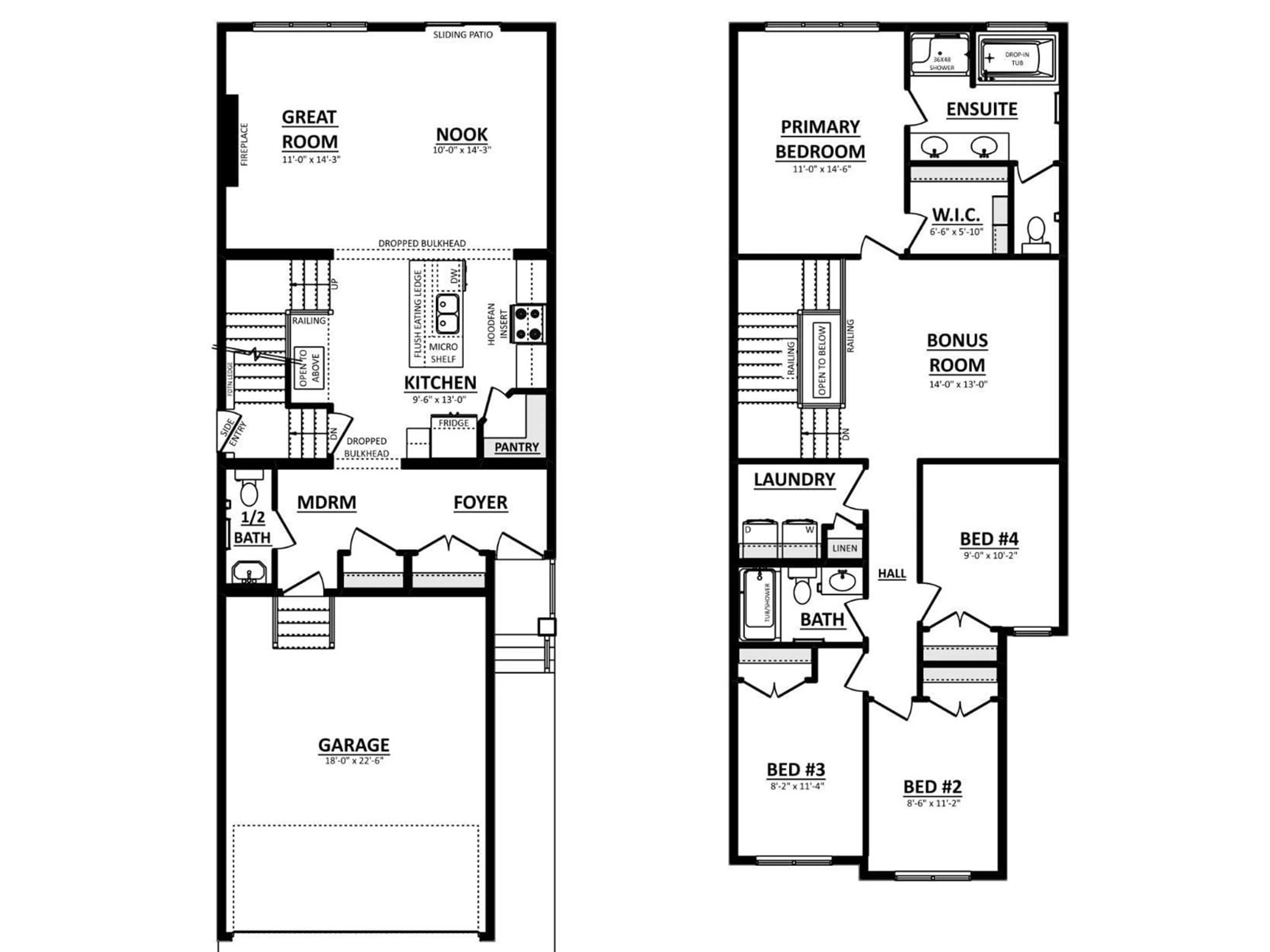 Floor plan for 2811 5 AV SW, Edmonton Alberta T6X1A7