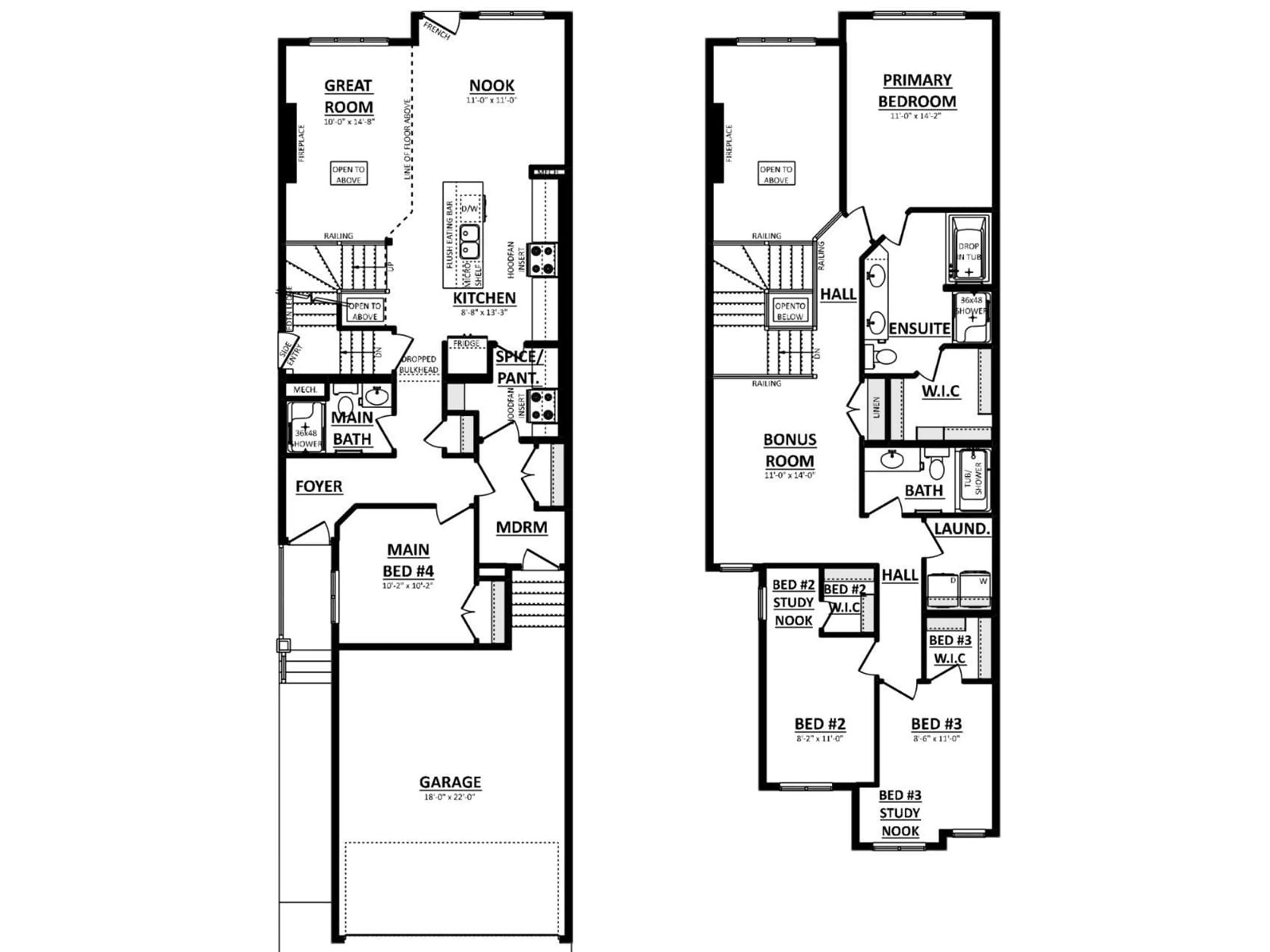 Floor plan for 319 28 ST SW, Edmonton Alberta T6X1A7