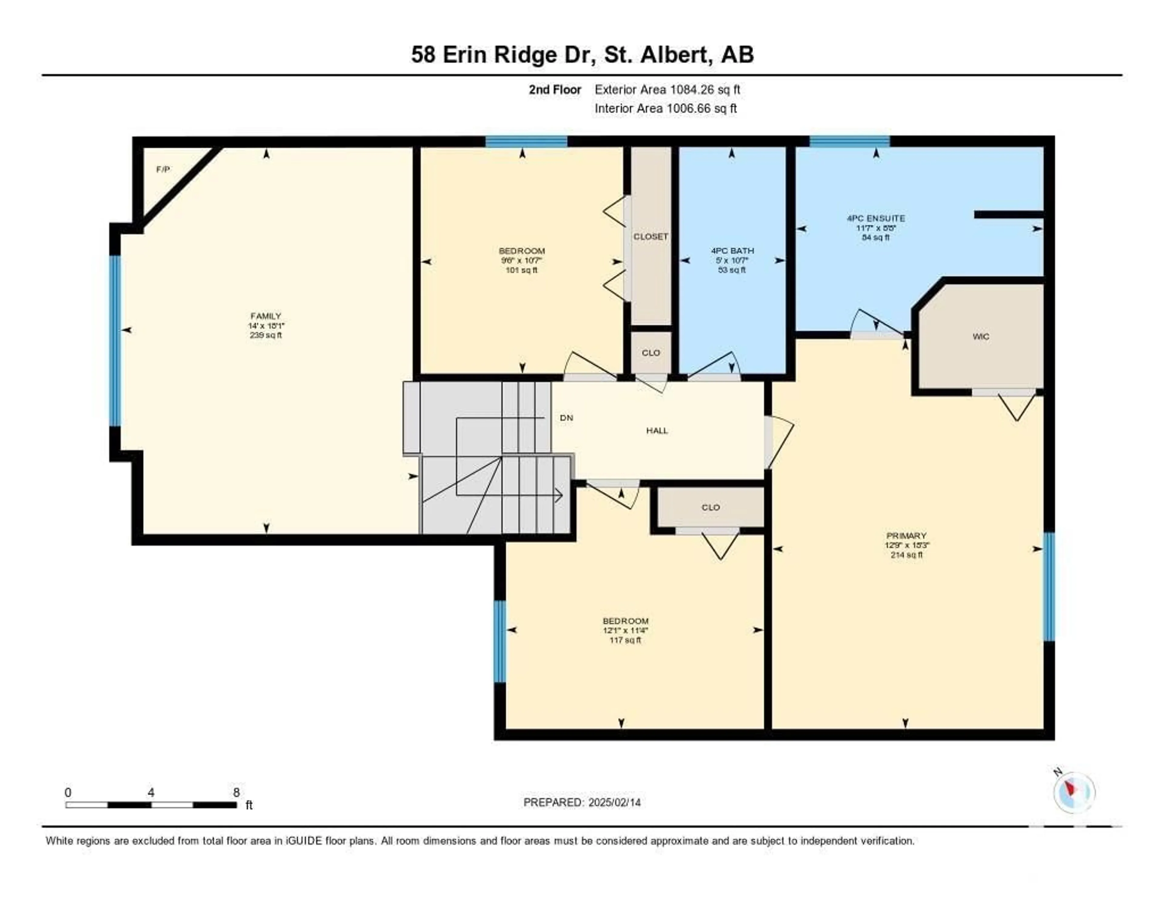 Floor plan for 58 ERIN RIDGE DR, St. Albert Alberta T8N7H1